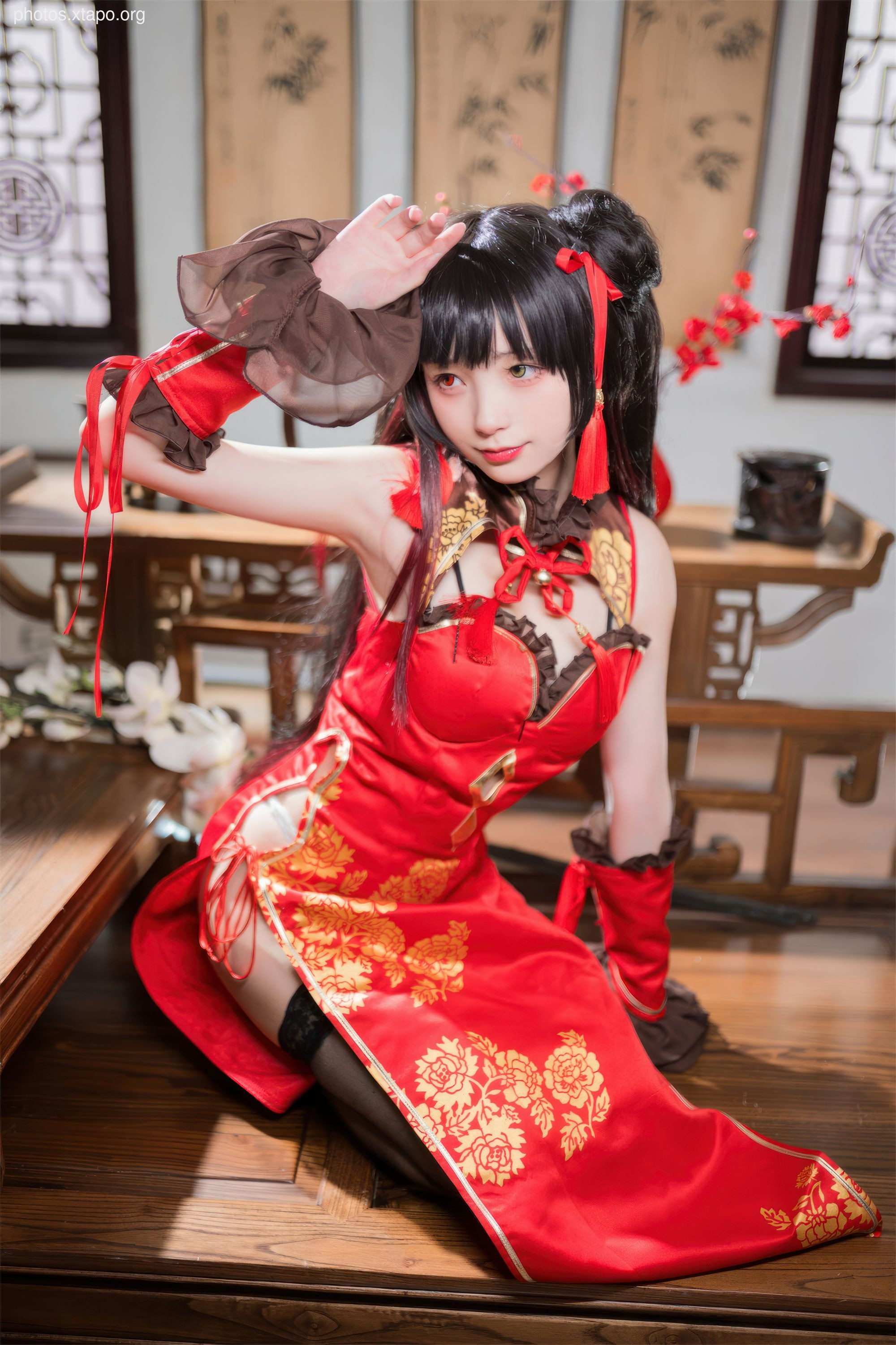 Flower Bell Tokisaki Kurumi Cheongsam 66P