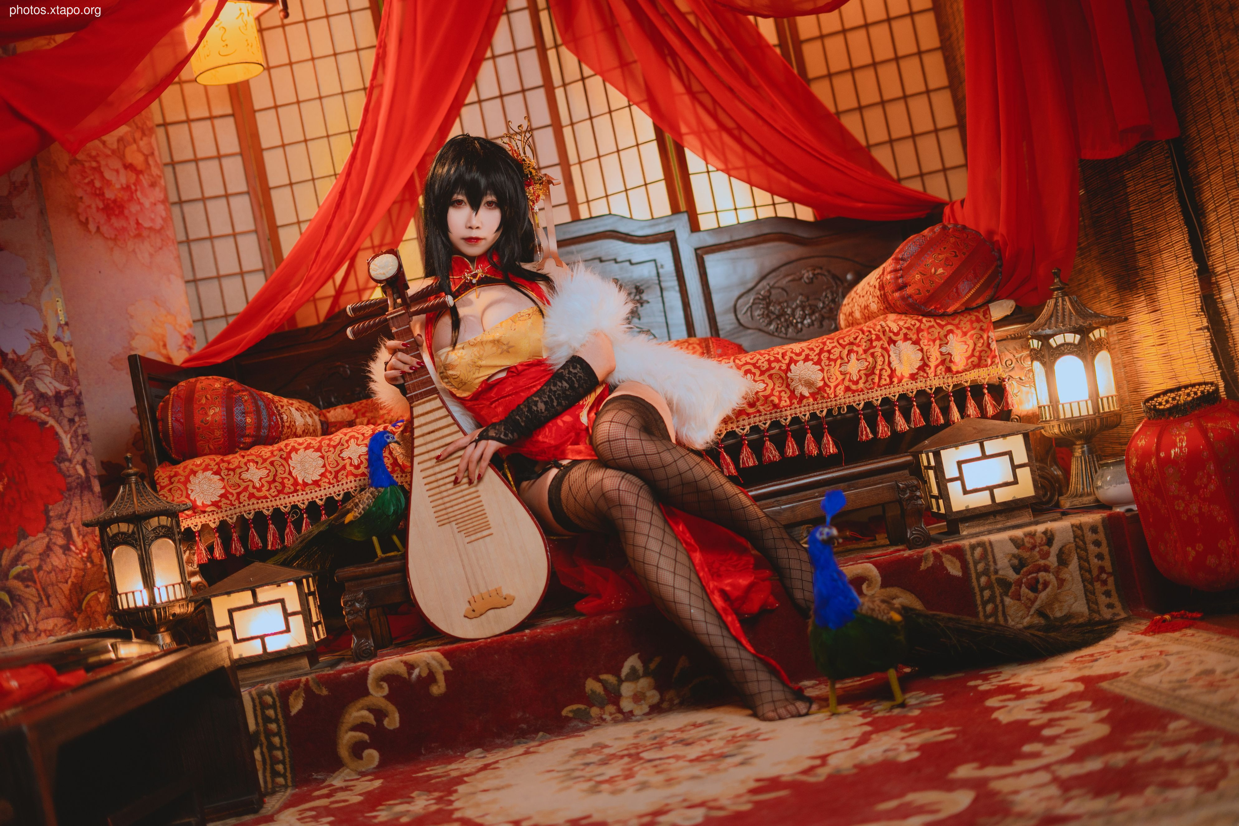 Jeongzi Peach Dafeng Cheongsam 10P-231MB