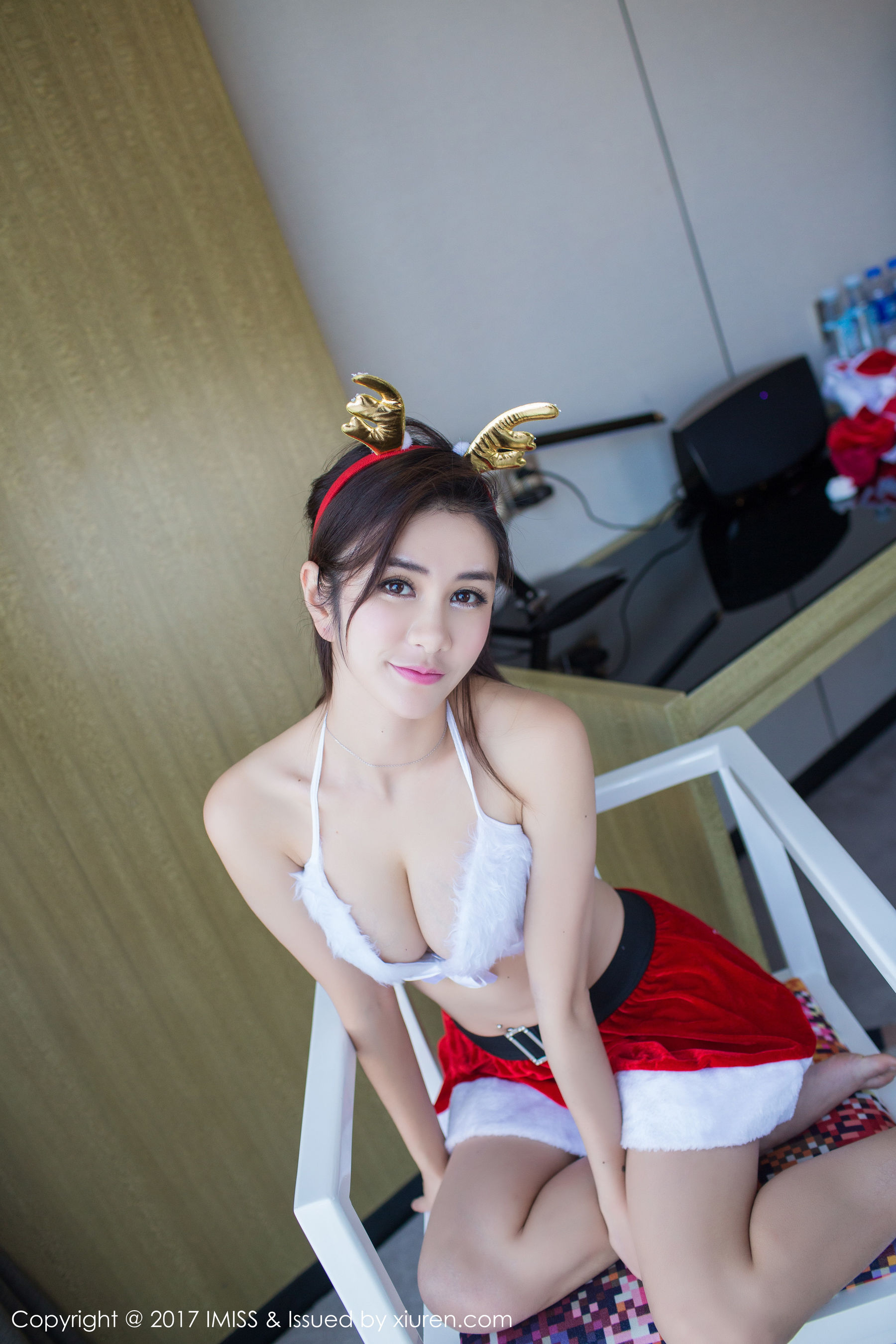 Li Liqi happy Christmas themeStockings Series 爱 李 李 i VOL.146