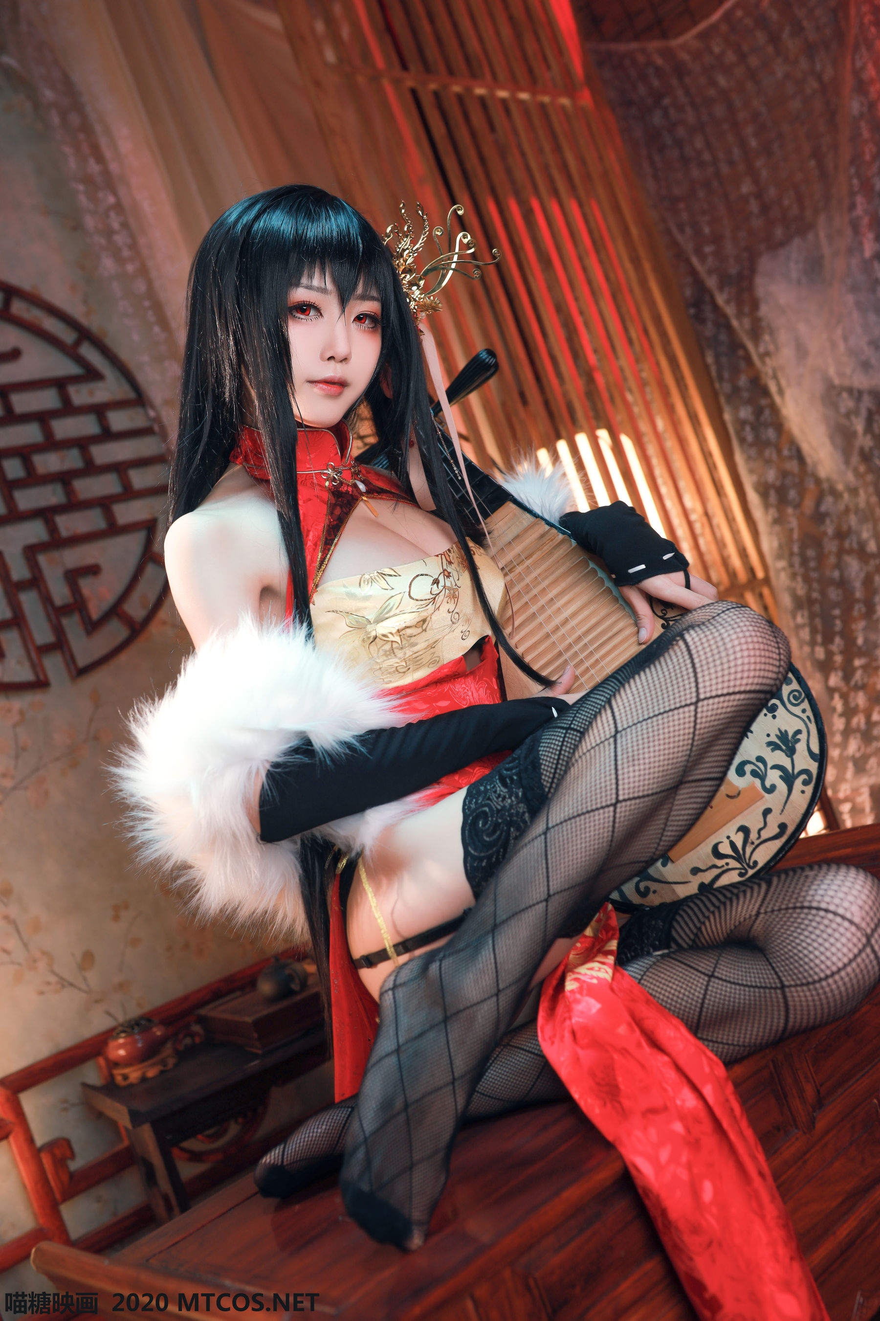 Meow Sugar Painting HML.004 Shuimiao Aqua Shuimiao Dafeng Cheongsam Cheongsam