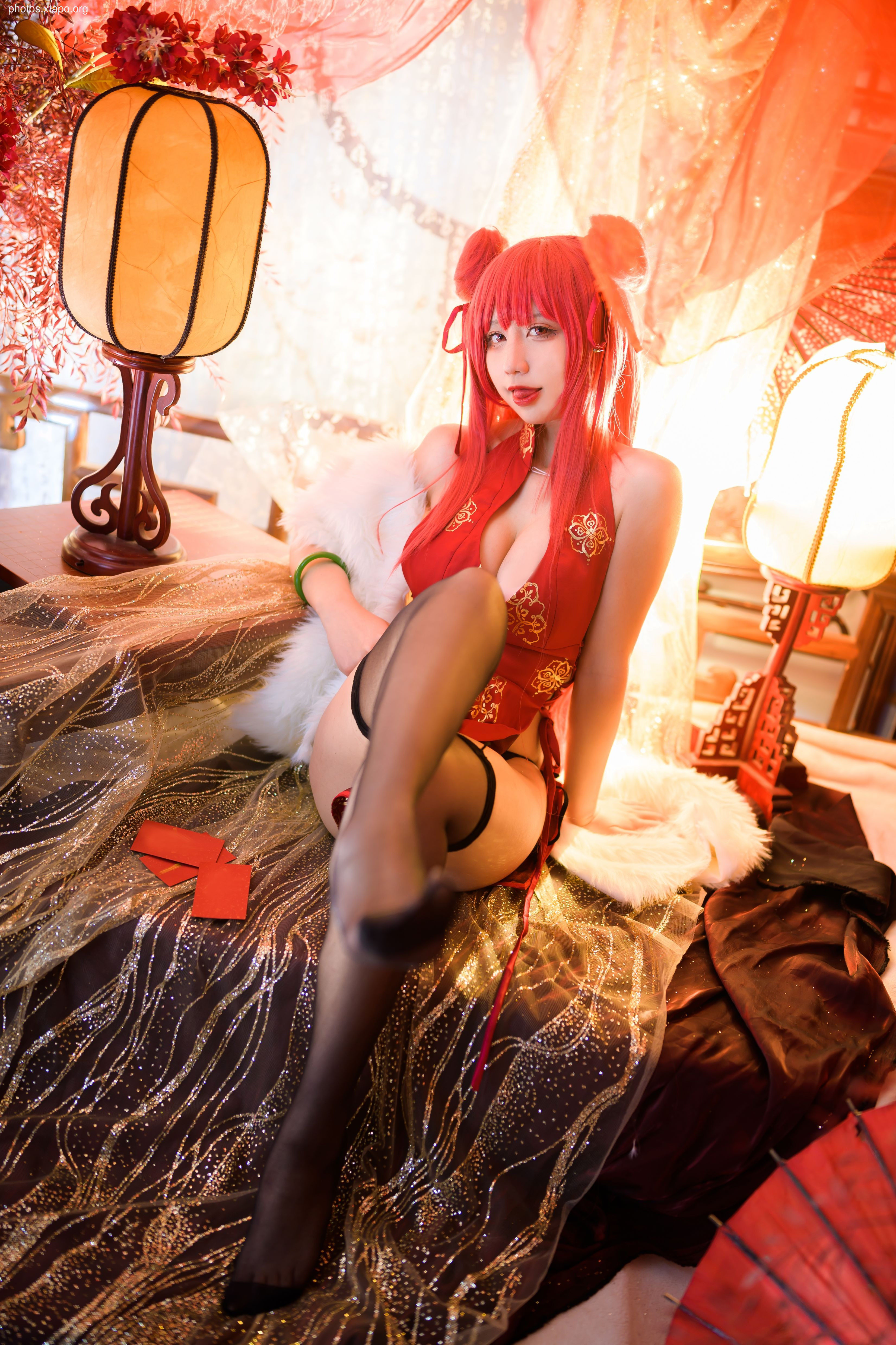 Jiuqu Jean -No.67 Blue Line Galiso New Year cheongsam 24p -557MB