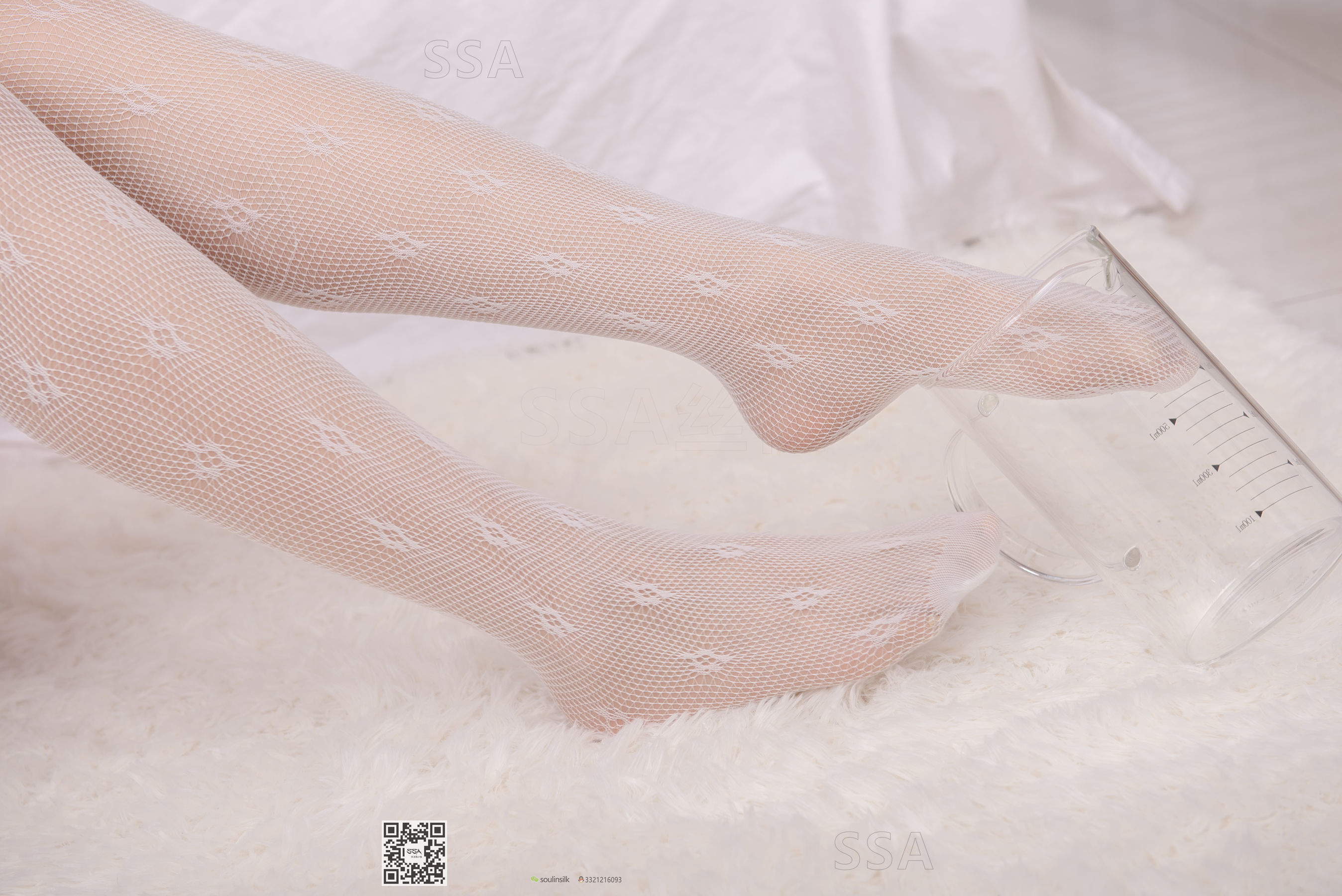 SSA Silk Club Super Clear Photo NO.148 Junjun pink maid dress white silk