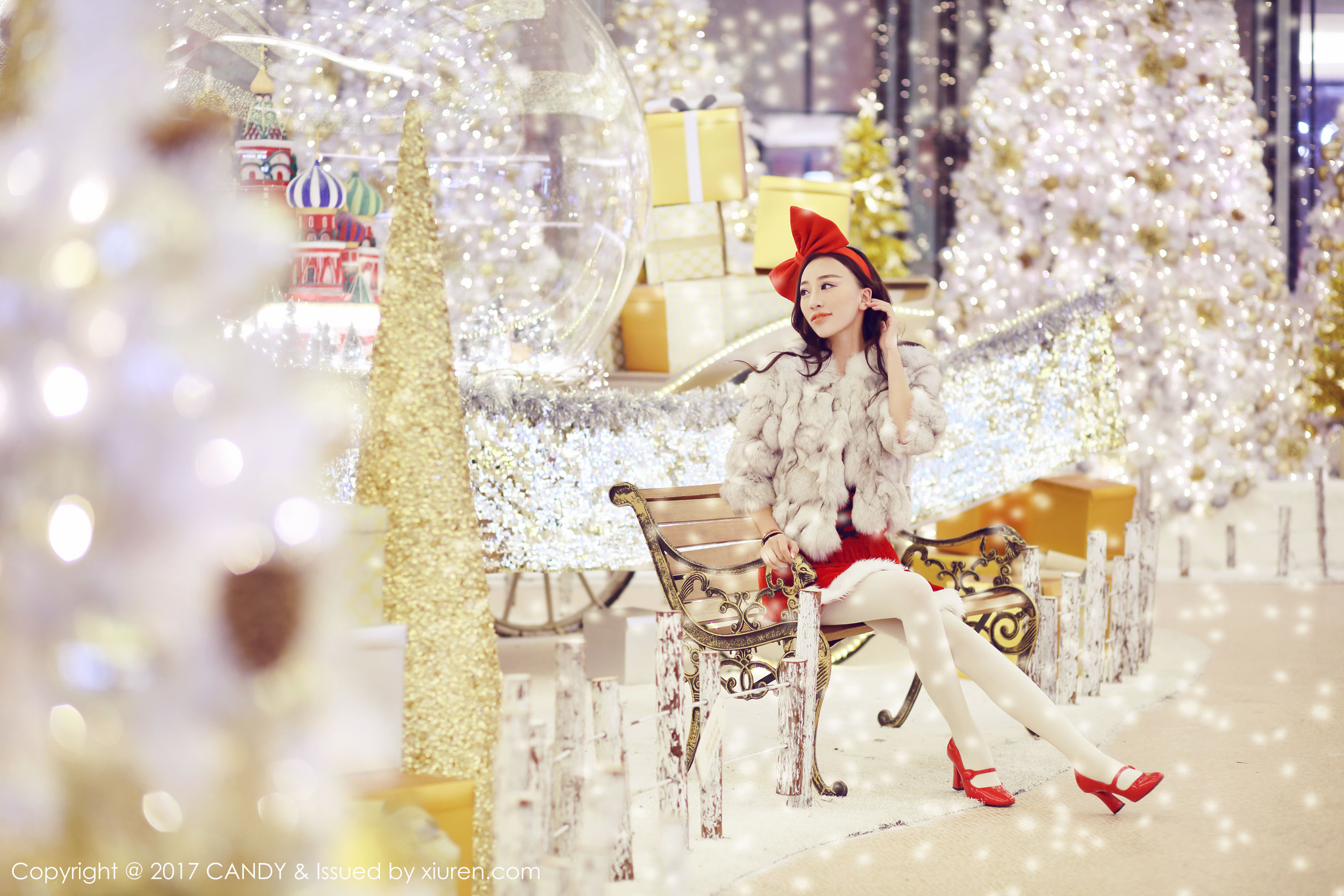 Meng Qiqi/Prince's Princess/Unknown Christmas Gift Net Red Pavilion Candy Vol.047