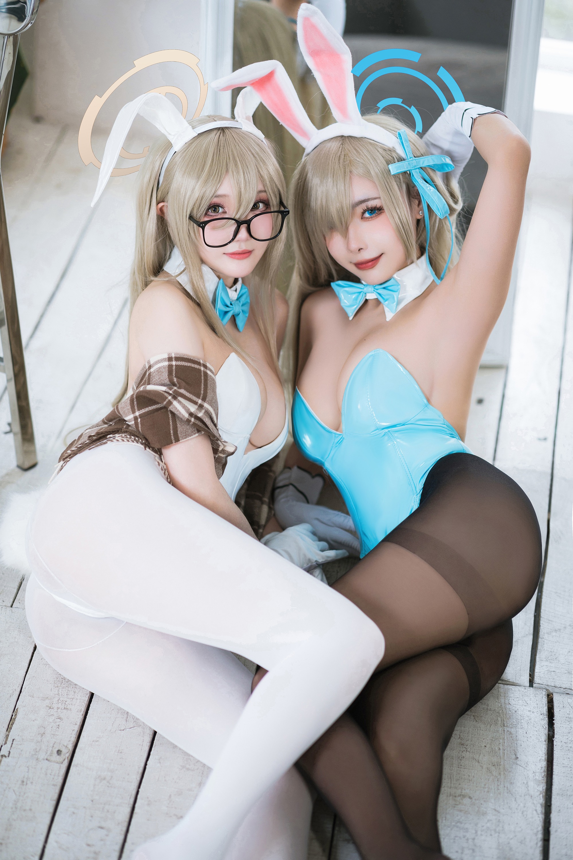 Momoko Kwai Aoi & amp Guaxi sauce & nbsp ba rabbit cos double book 93p-272MB