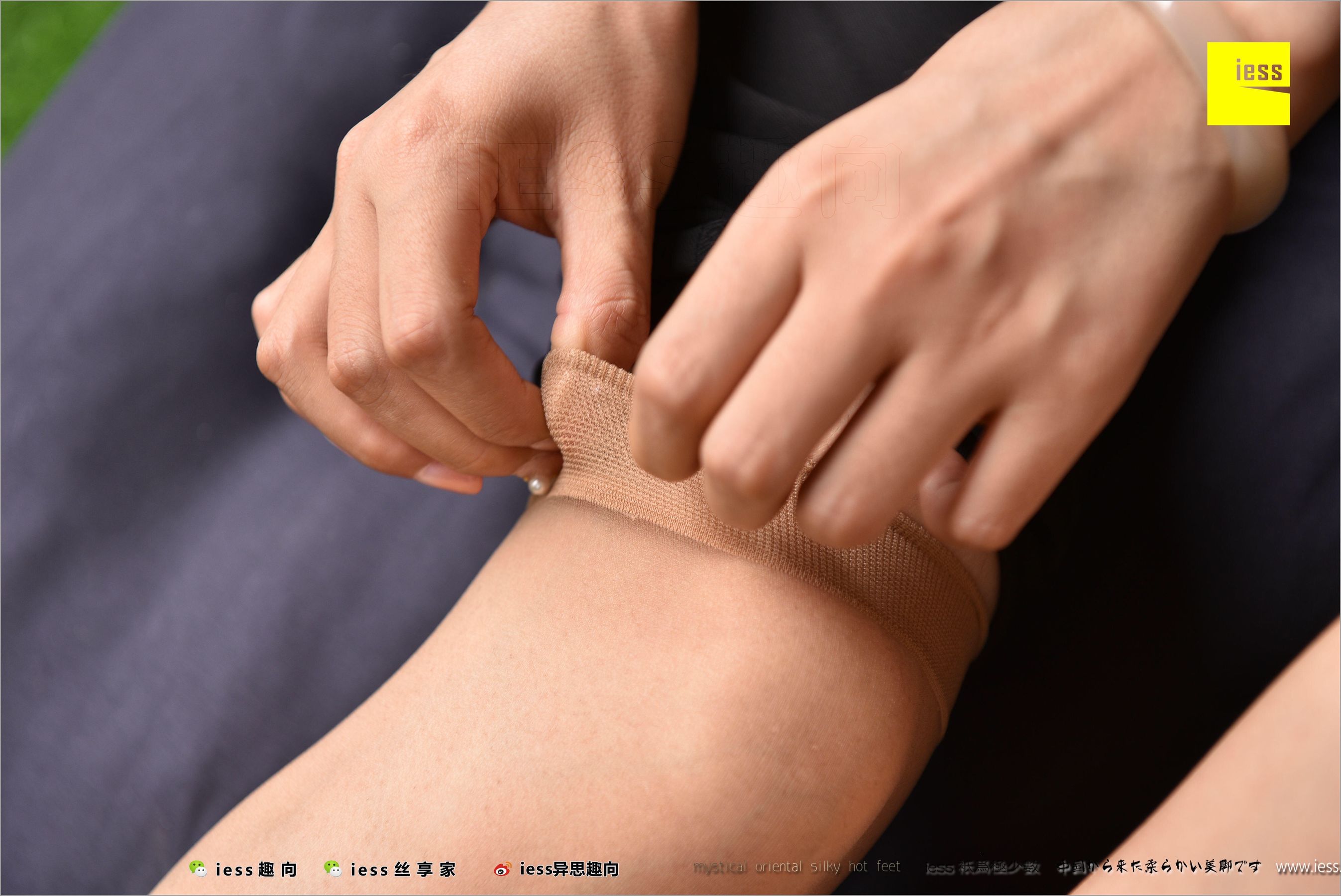 Huahua's Middle Stockings-The Beauty of Unpopular Different Thoughts to IESS Silk Foot Bento 214