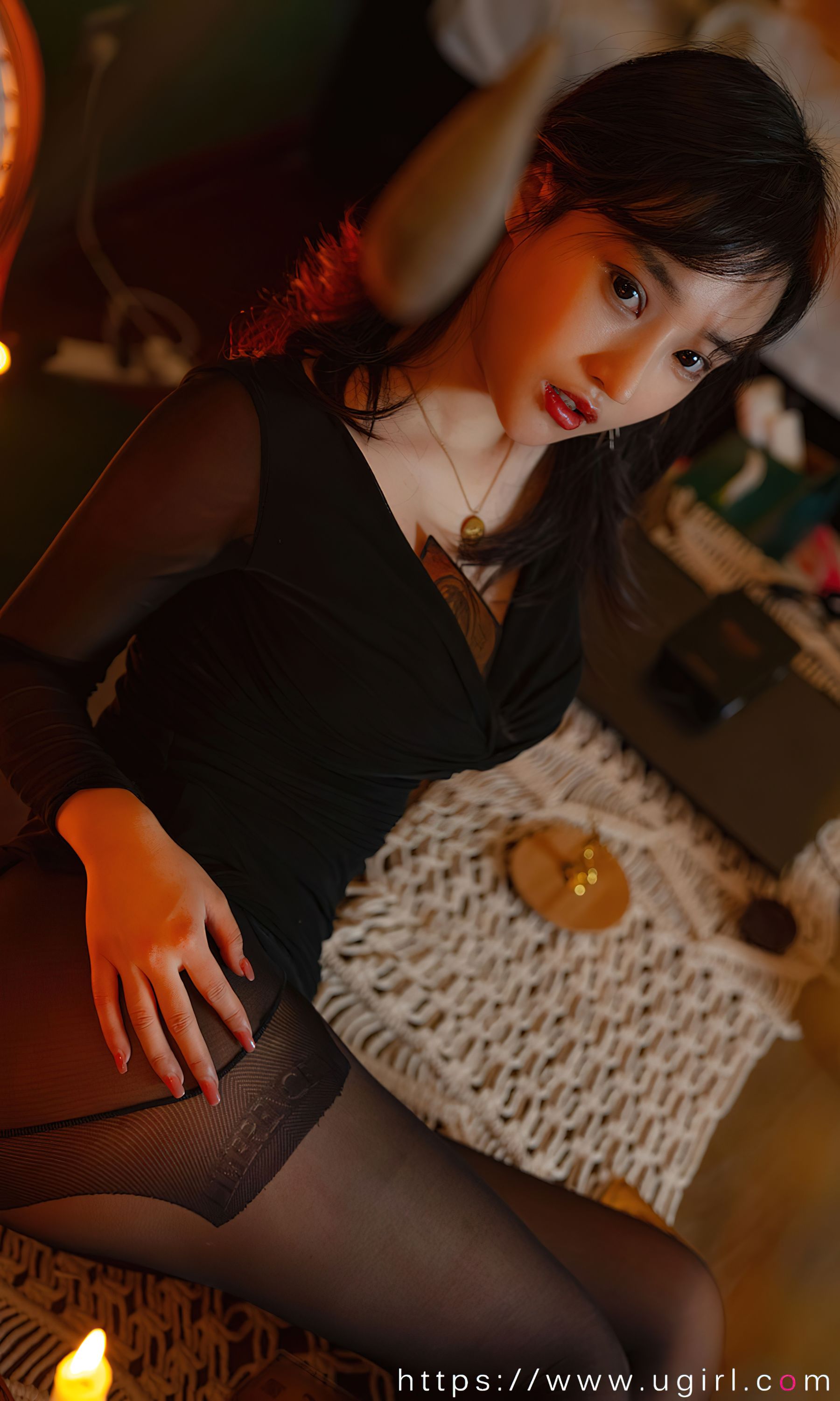 爱 i Ugirls No.2359 Ximen Xiaoyu Black Silk Tour