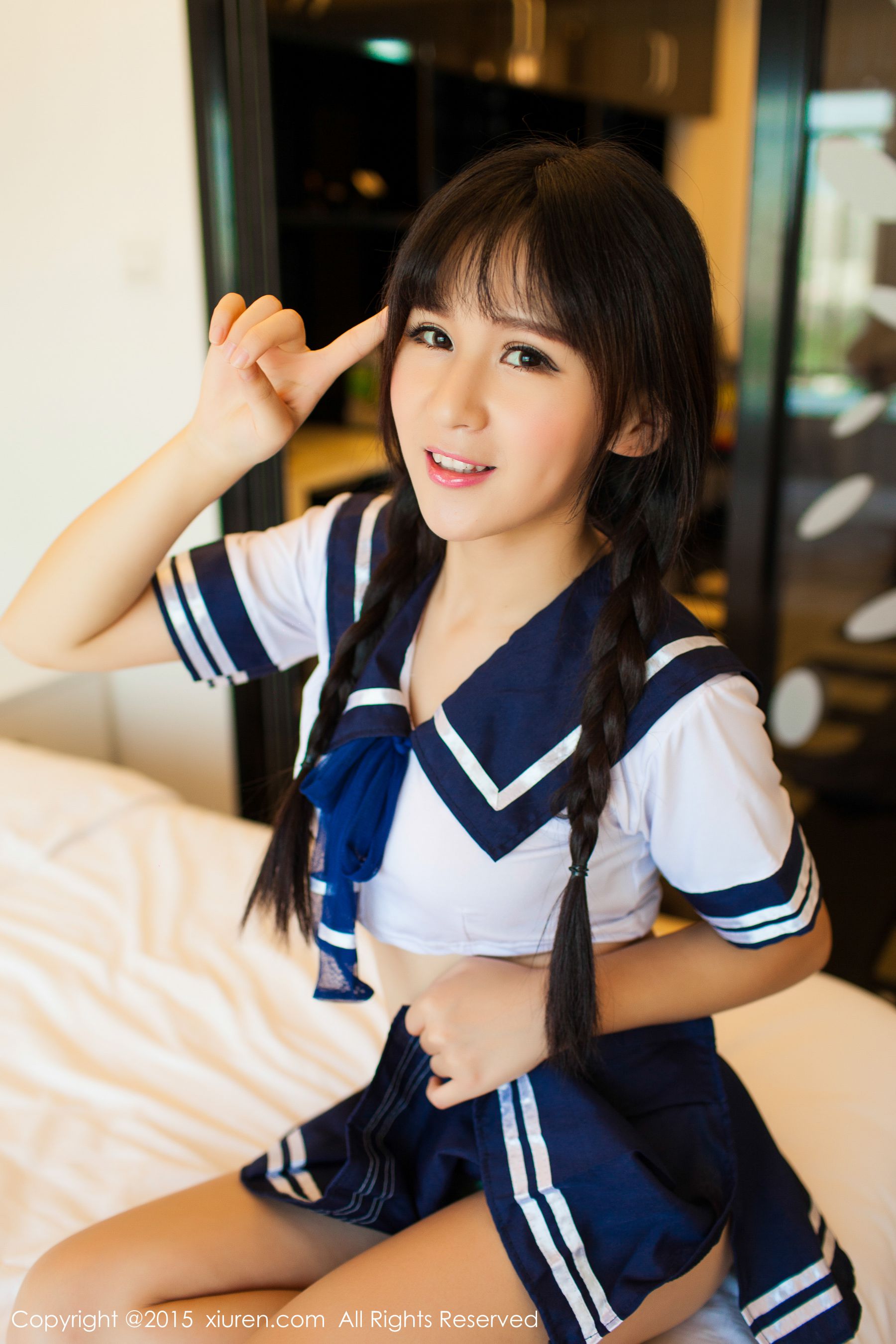 Tang Yuchen TYC Sailor School UniformHot Pants Series Xiuren Xiuren No.405