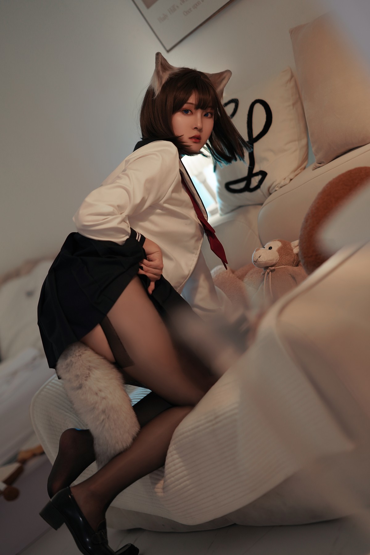 Cosplay Natsuko Natsuko big tail cat