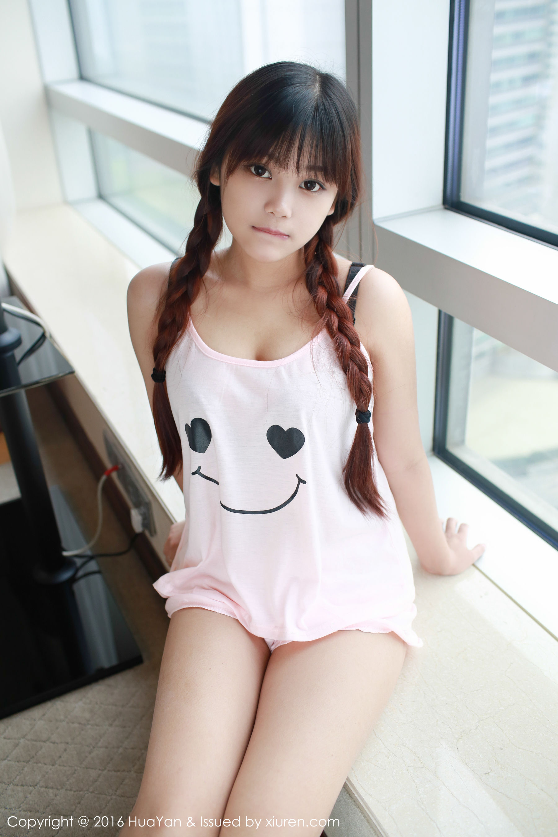 Model Xiaoyue Er's Green Little Girl, Little Fresh Series Hua Yan Huayan Vol.016