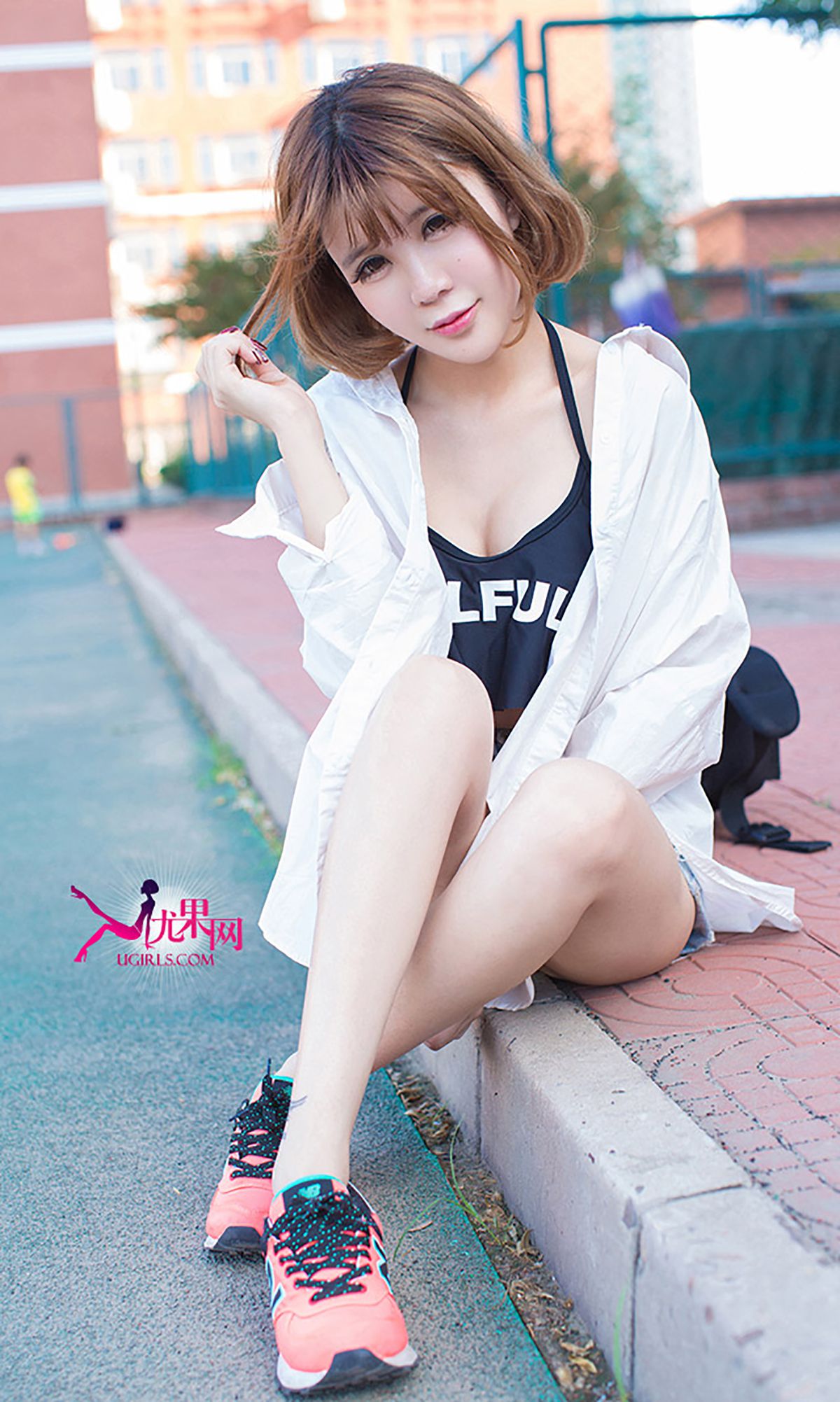 Ling Zixin ALIN The Sunshine Smile Face on the Edge Aisu Ugirls No.054