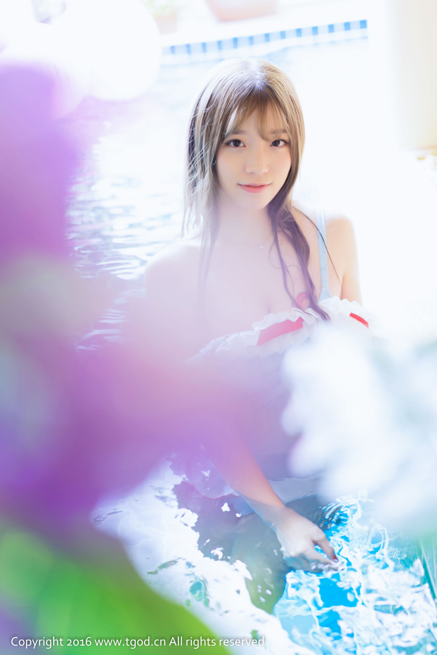 Cheng Tongyan's Samui Island Travel is beautiful, fresh and beautiful girl Push Goddess/You Mihui