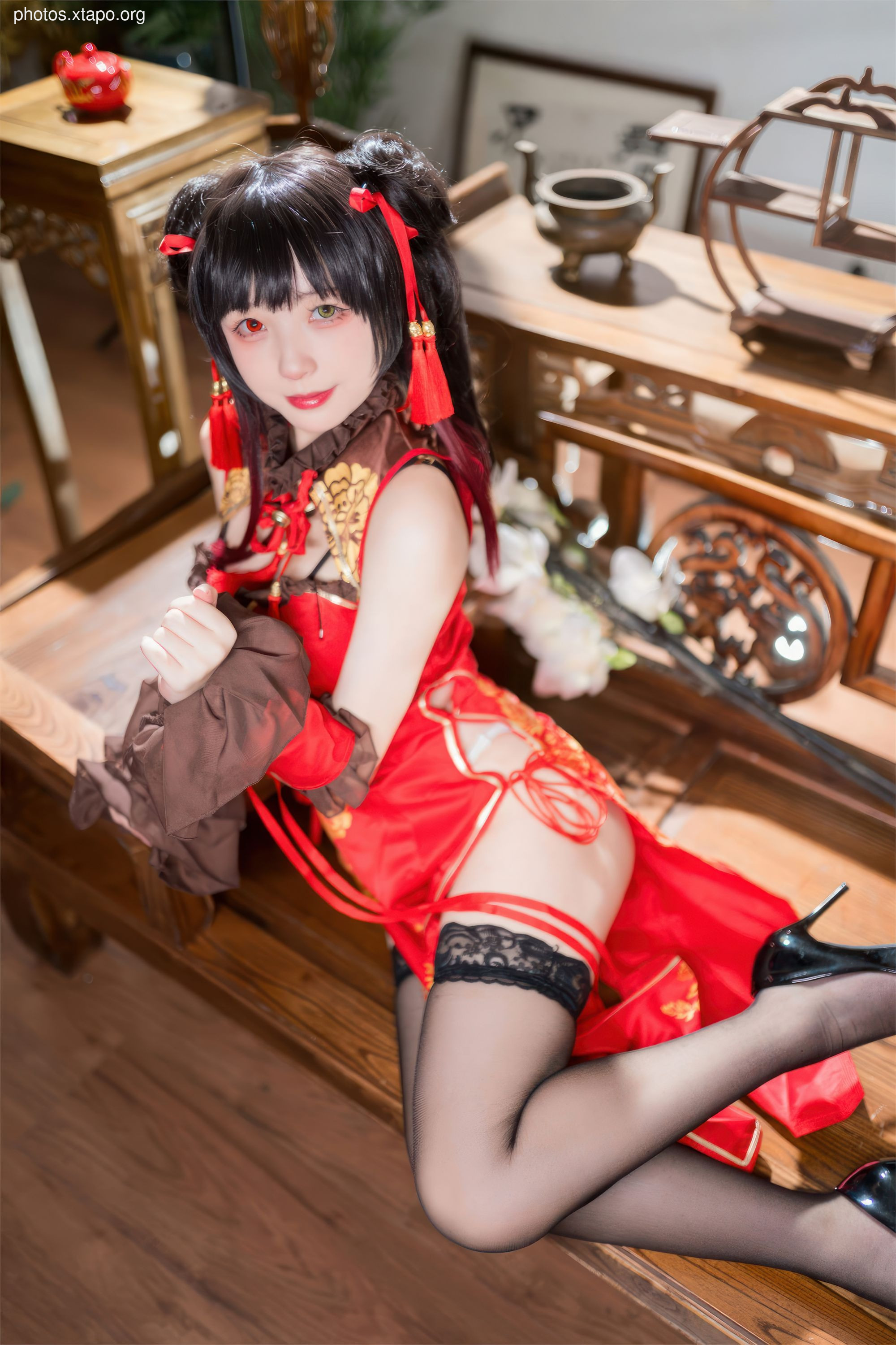 Flower Bell Tokisaki Kurumi Cheongsam 66P