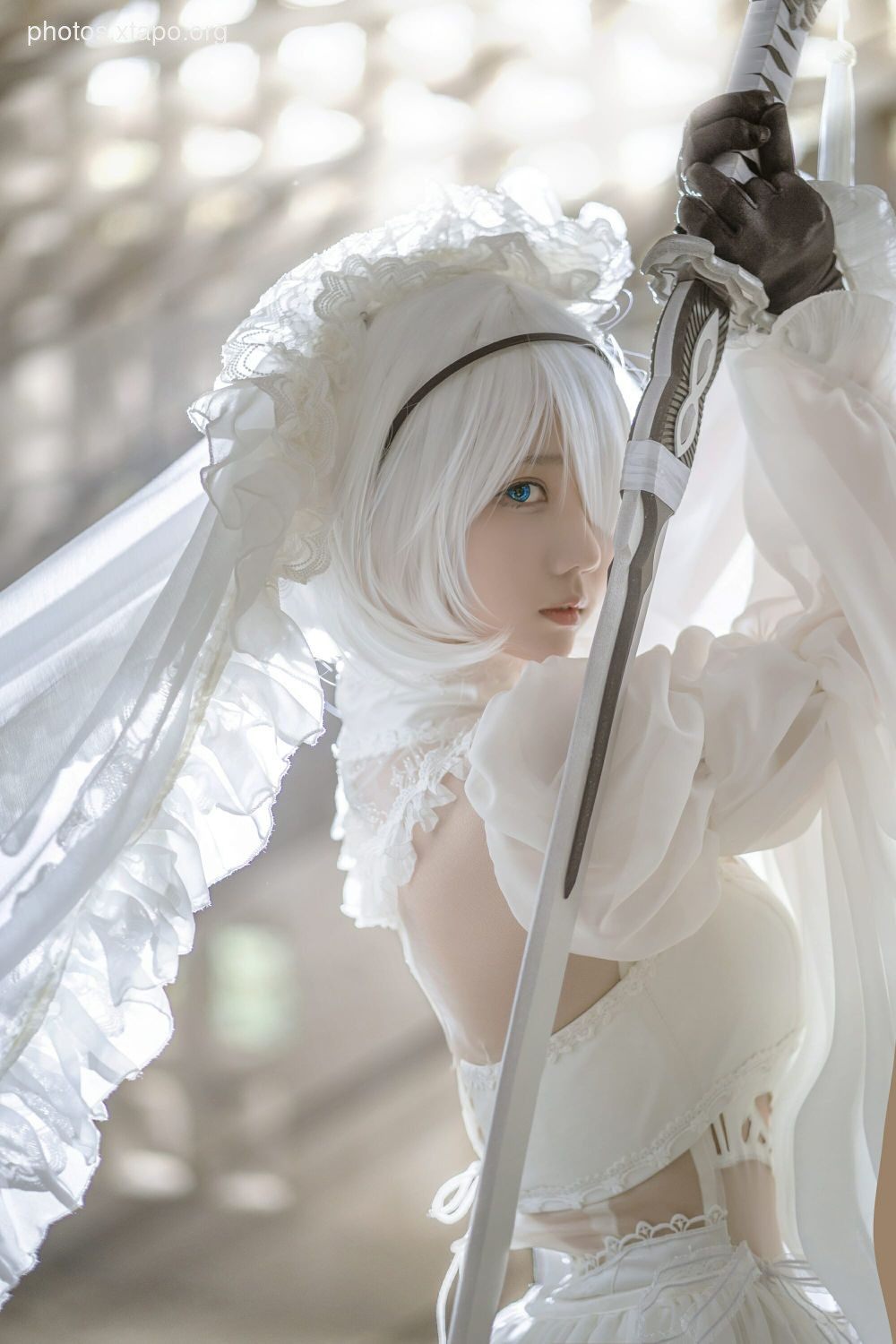 Kagami-chan-kimono, dress, Hill, Mash, 2B white wedding dress, Ghost Sword and Wind Chime Princess [95P]