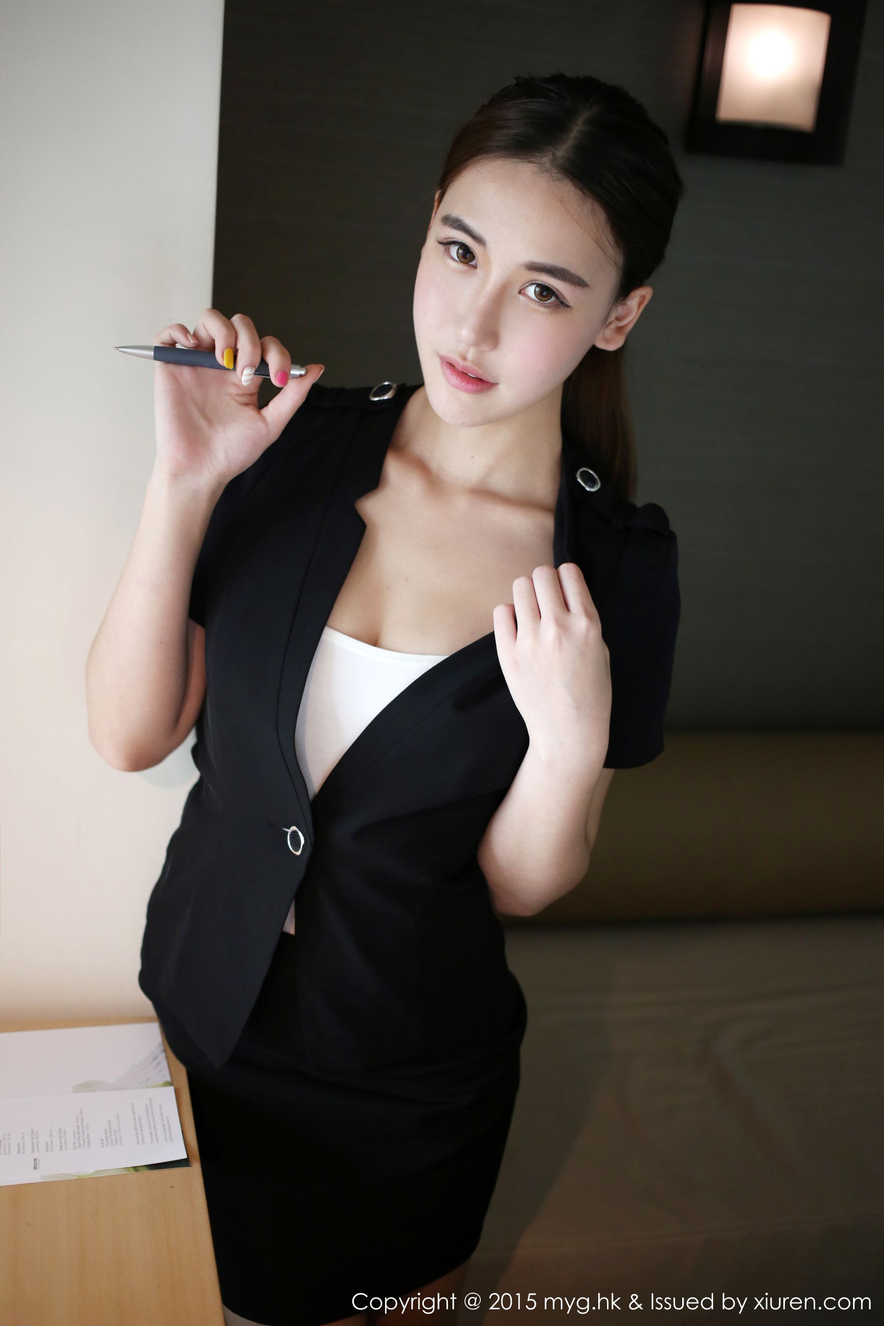 Xiong Yan BOBO Teacher's Uniform Temptation Miyuan Pavilion Mygirl VOL.161