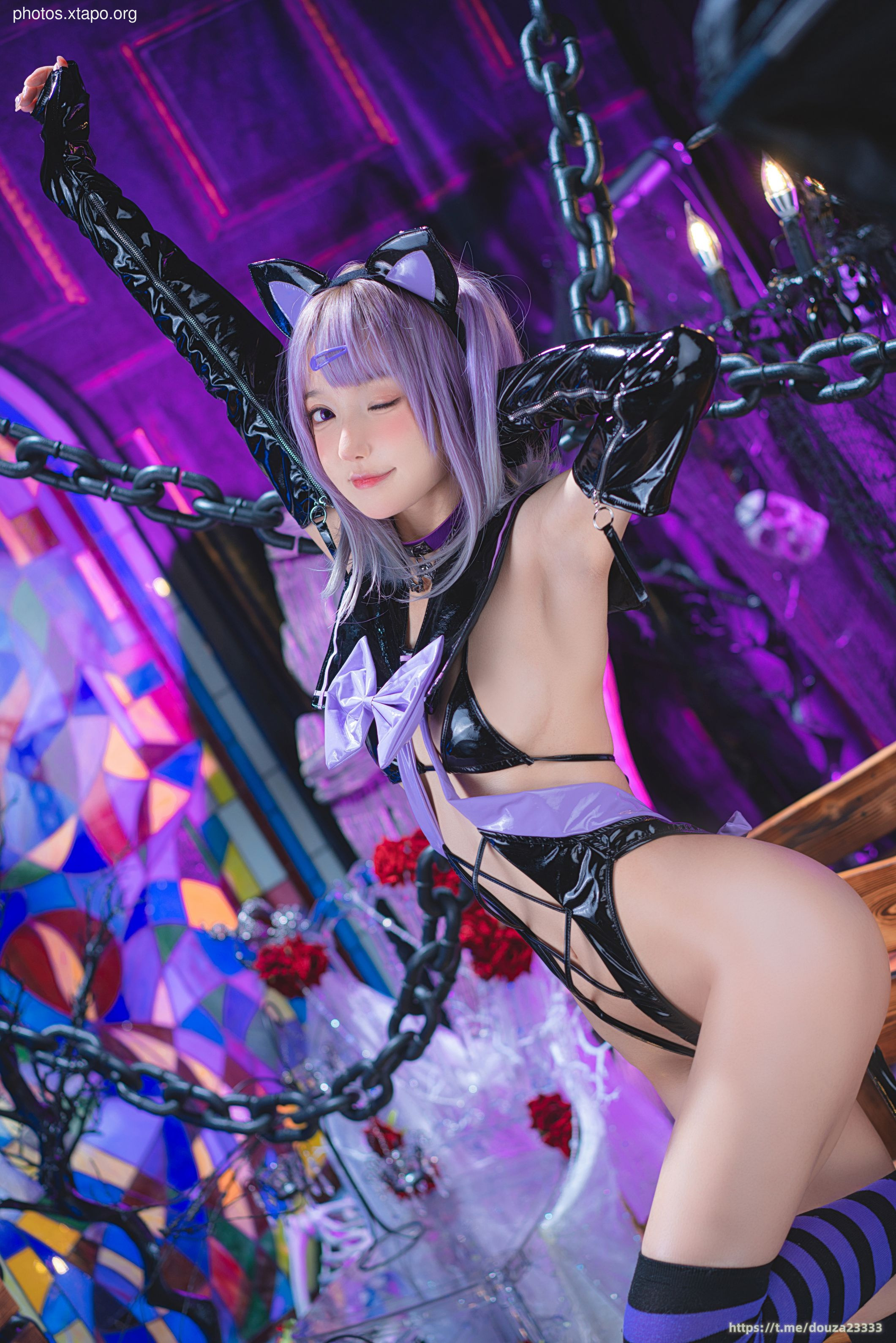 Abao is also a rabbit mother black cat (December 9th reward group resource)