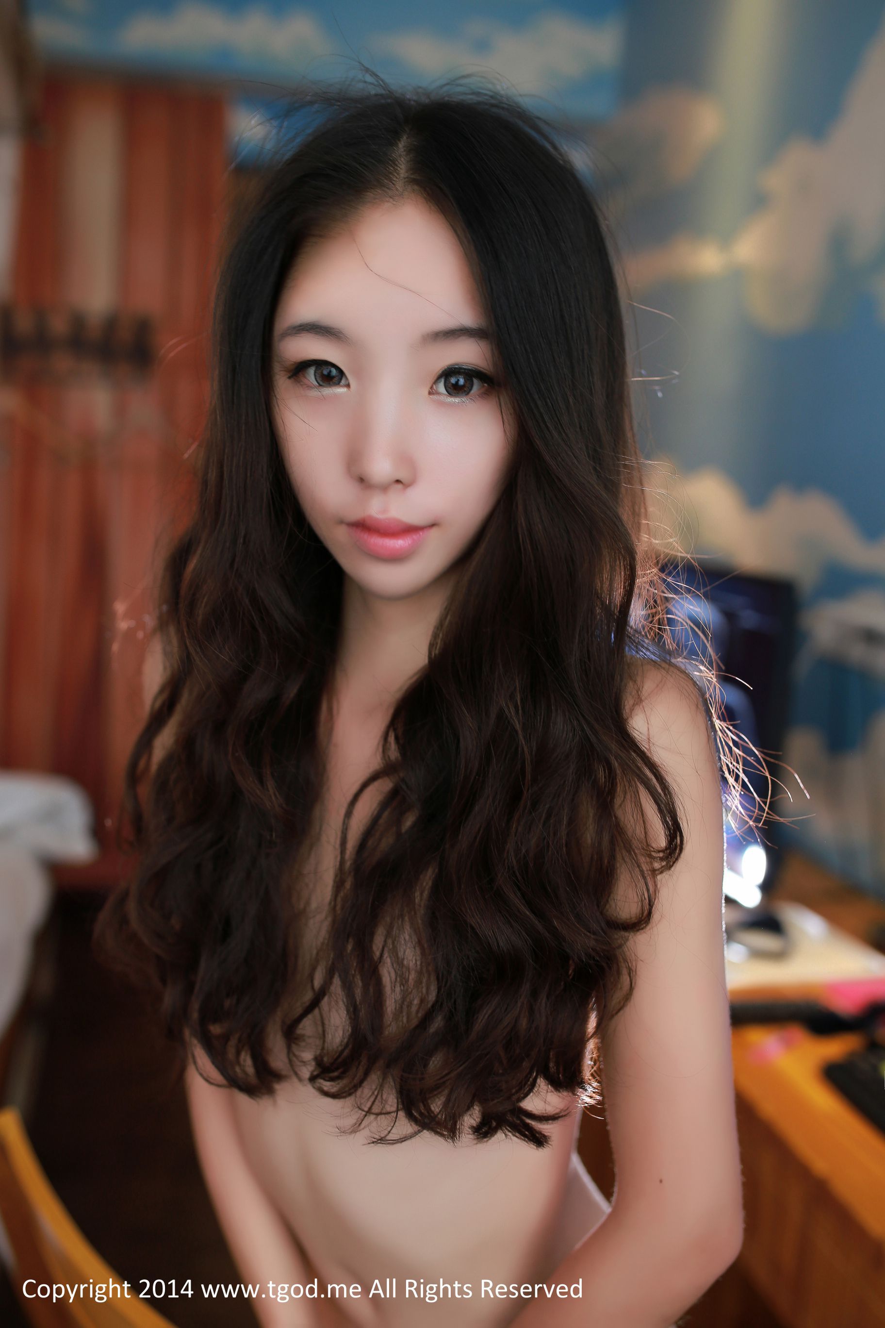 Meng Goddess Zi Xuan Crystal Private House Photo first TGOD Push Goddess