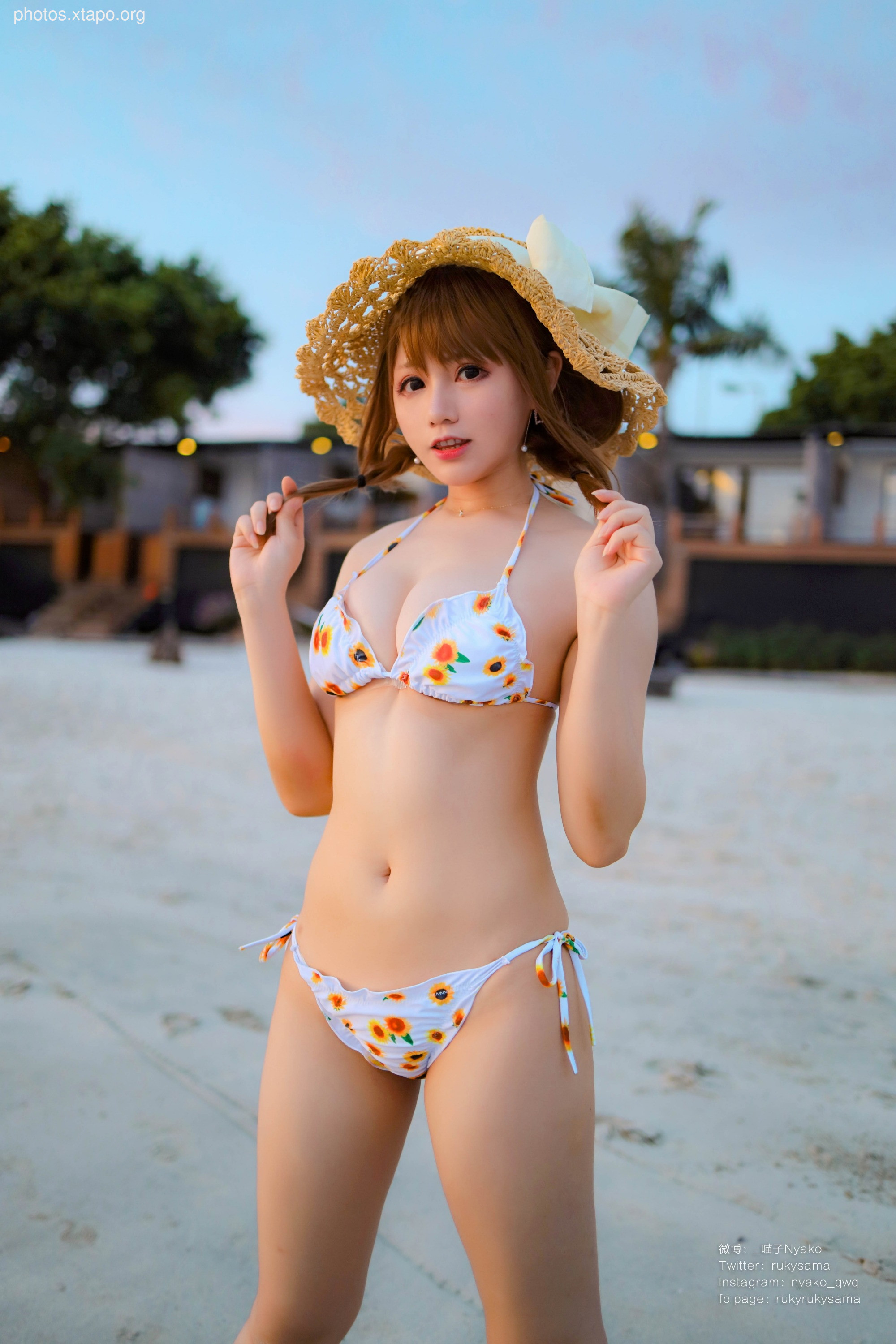 Nyako Meow Sunflower Bikini 66P1V