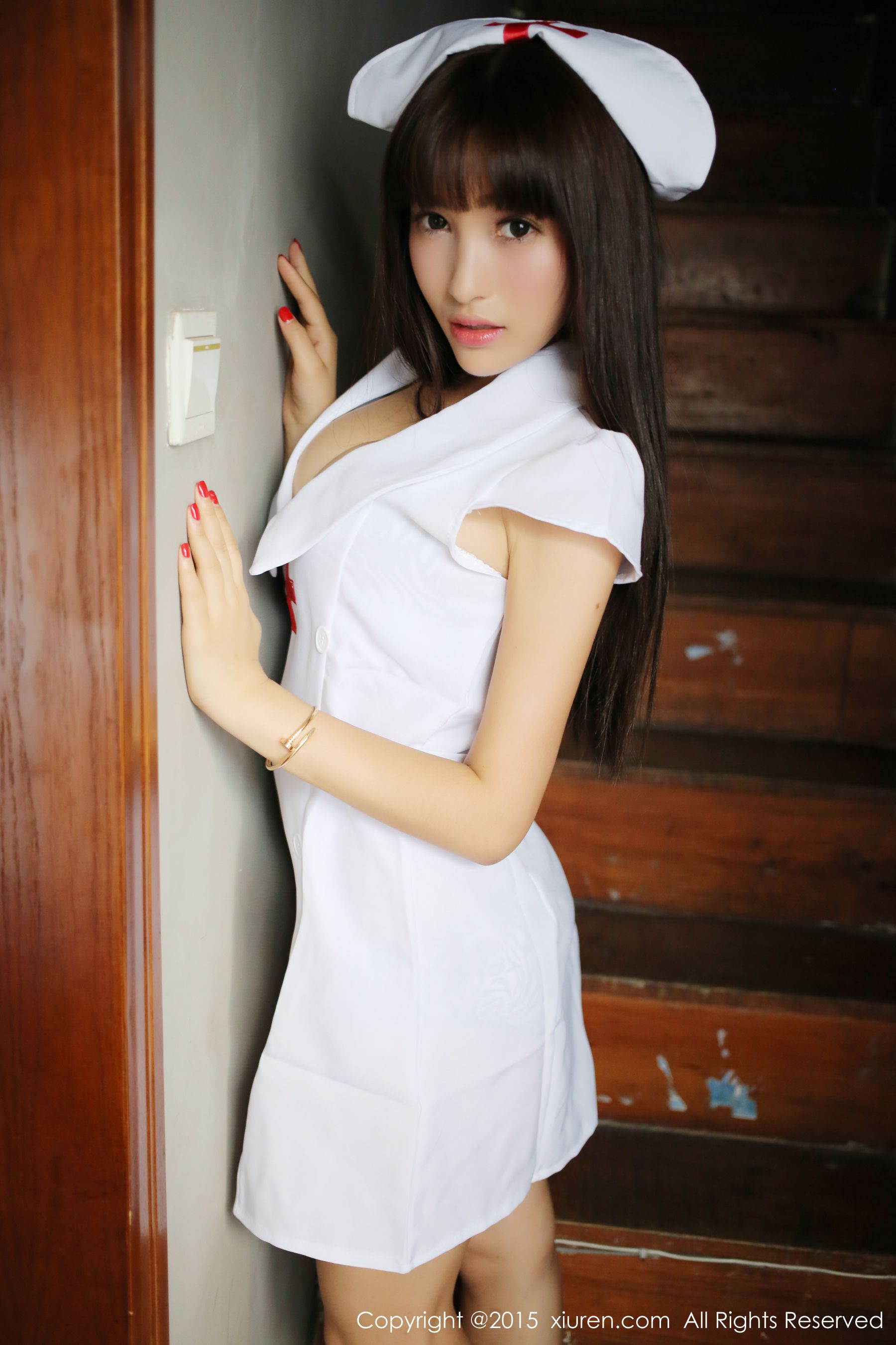 NIC Nicole White VestNurse Installation Xiuren Xiuren No.389