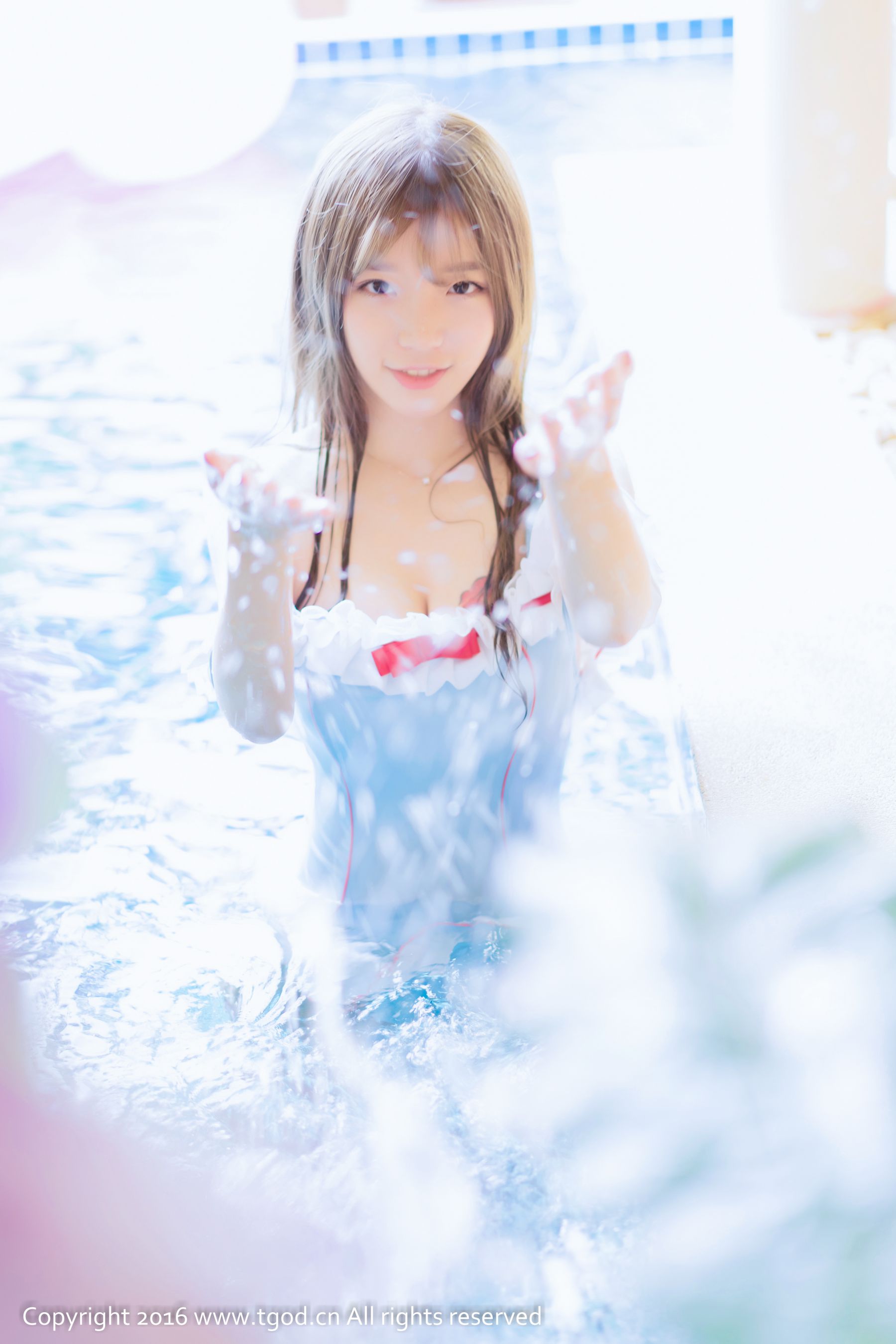 Cheng Tongyan's Samui Island Travel is beautiful, fresh and beautiful girl Push Goddess/You Mihui