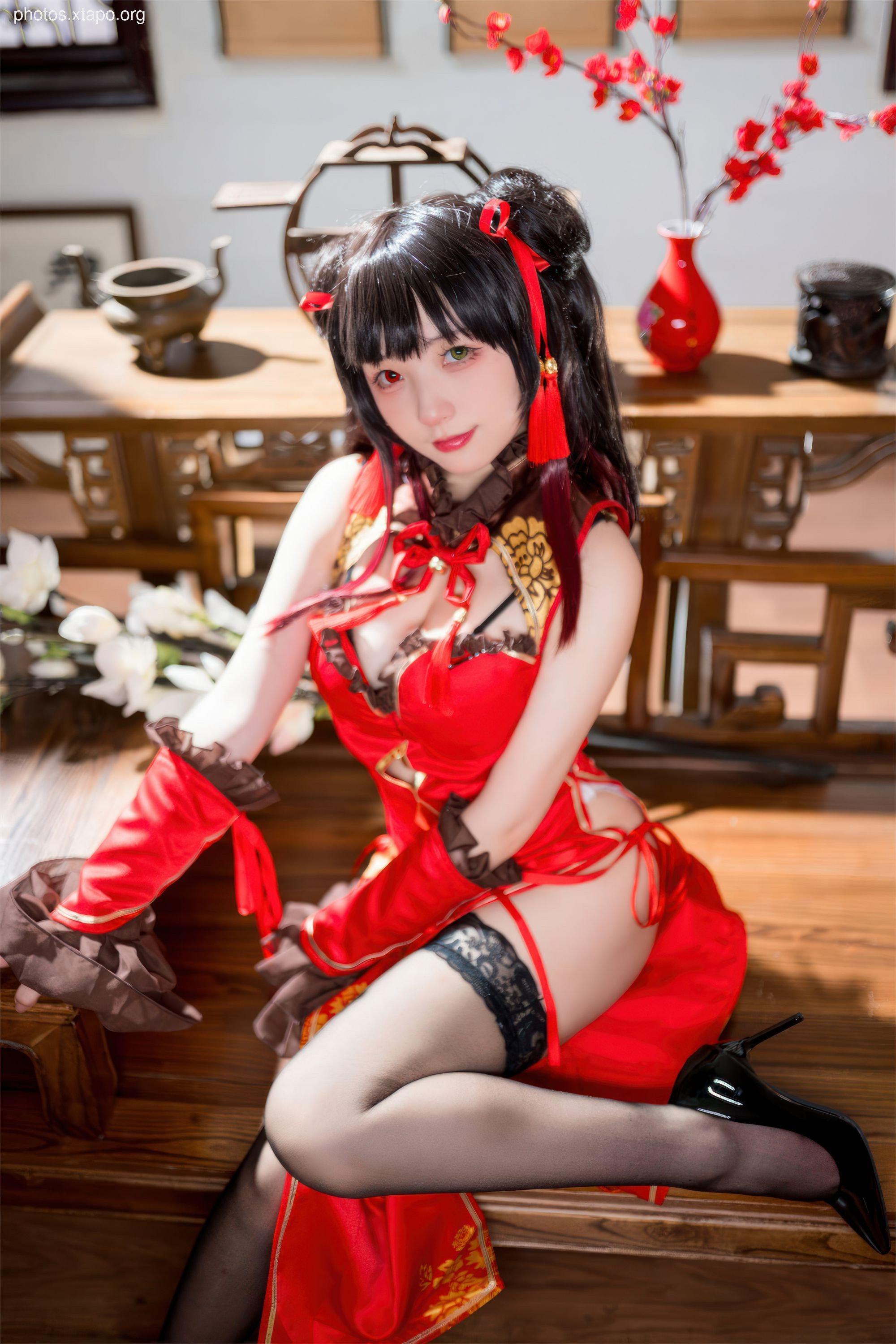 Flower Bell Tokisaki Kurumi Cheongsam 66P