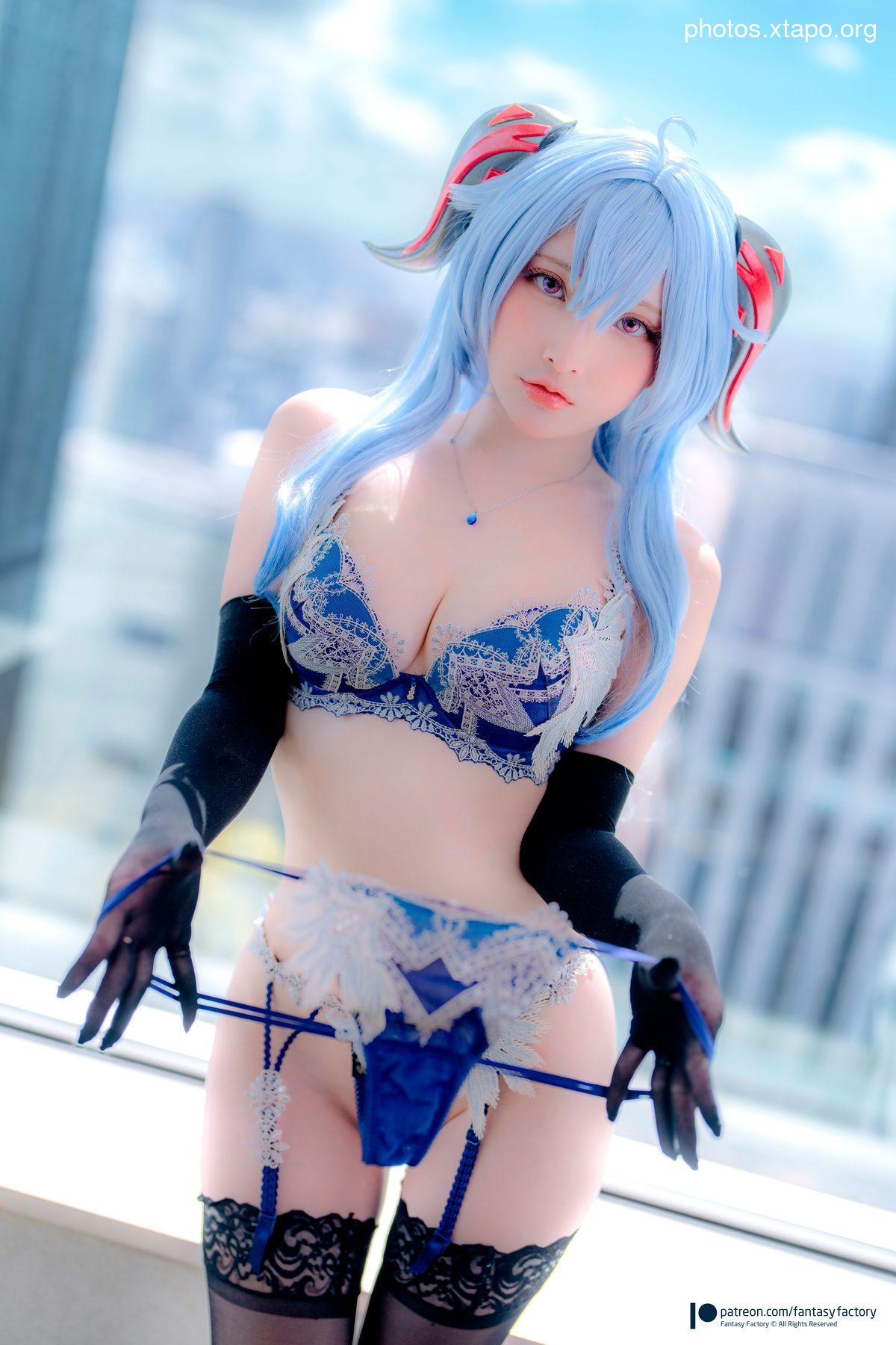 Fantasy Factory 小丁 – Cosplay 写真 – 甘雨内衣