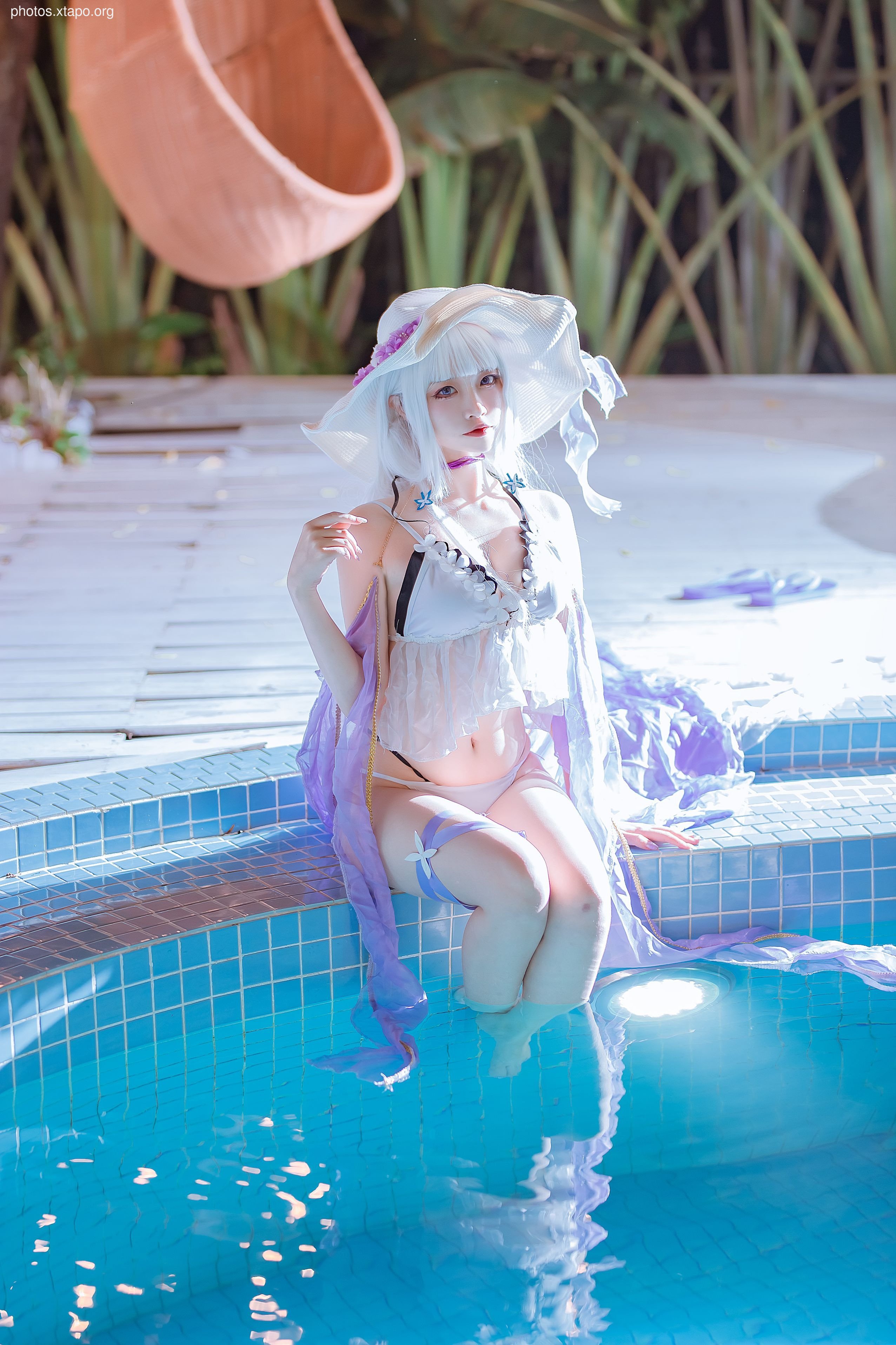 Erzuo Nisa Blue Right Swimsuit 39P-430MB