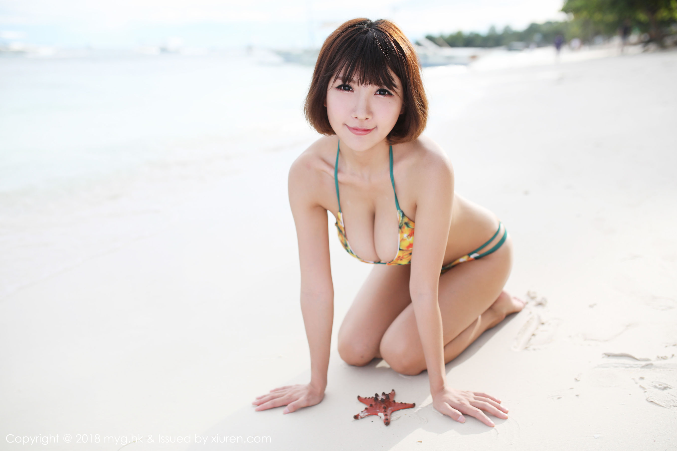 Xiao Qian Sunny The Seductive Charm of the Beach Mygirl Vol.283