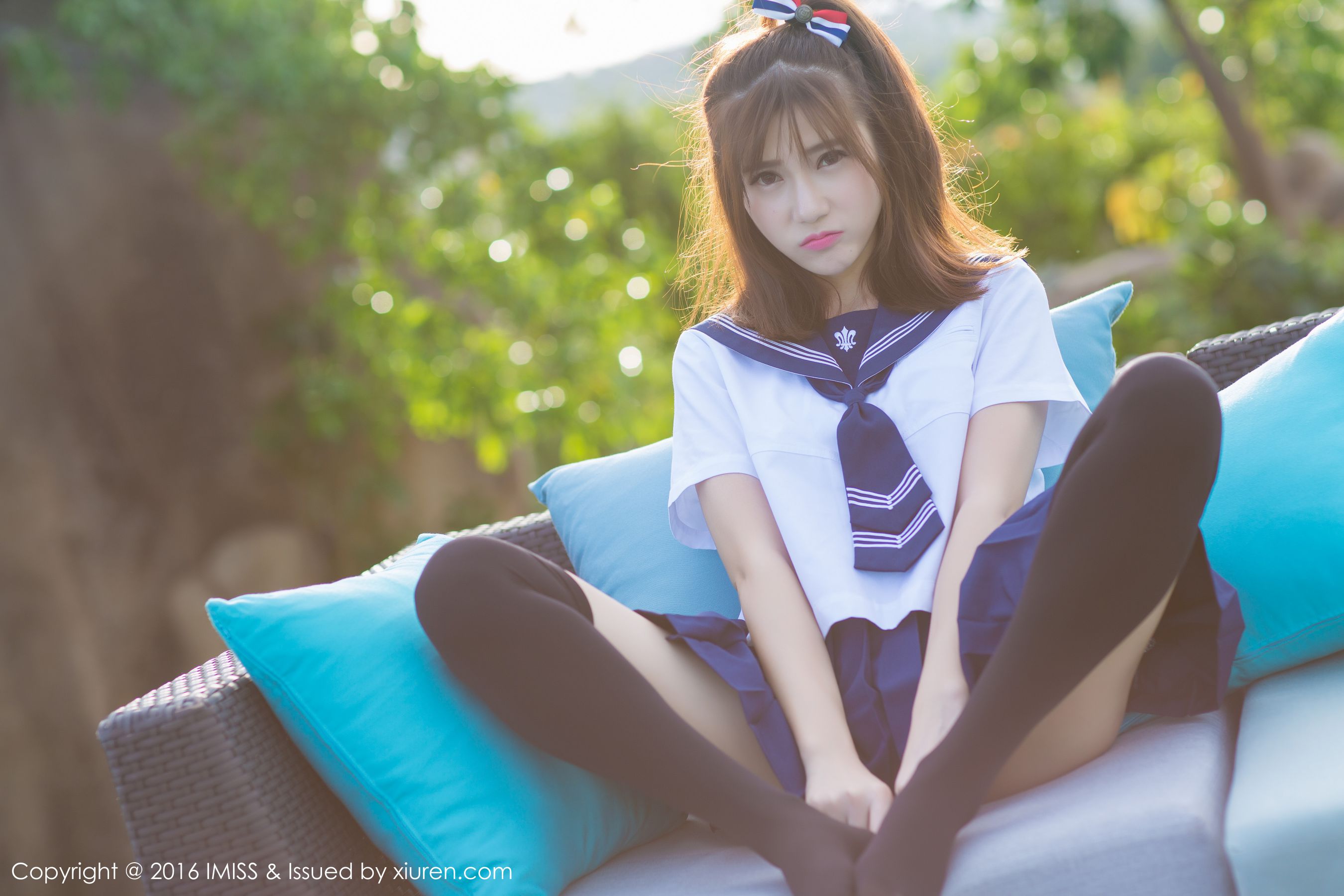 Sandy Chen Tianyang Pure School Uniform SeriesSexy Bikini Aimi Club Imiss Vol.134