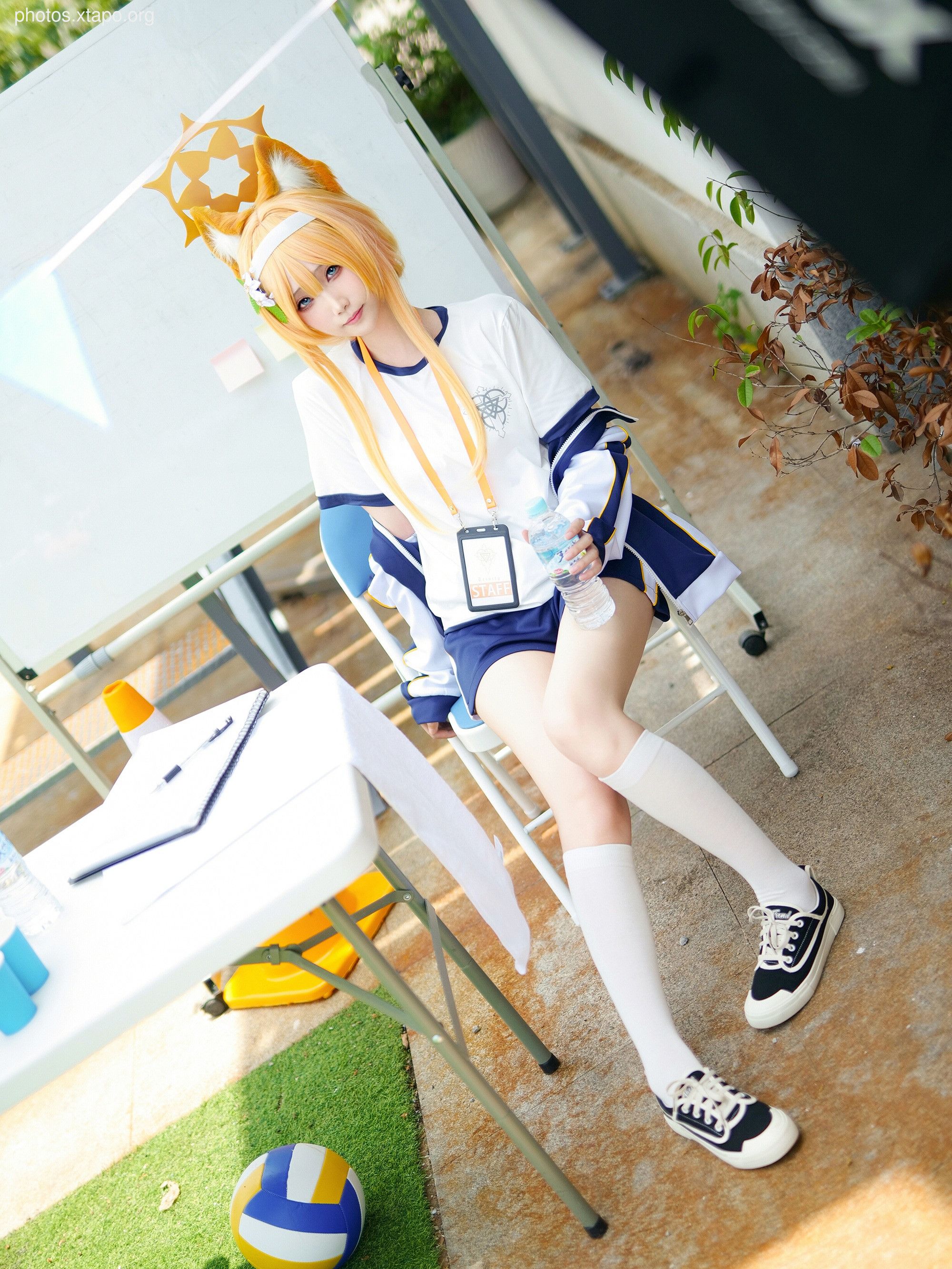 Mother Blue Archive -Iluo マ リ ー (Gymnastics) Cosplay Vol.02