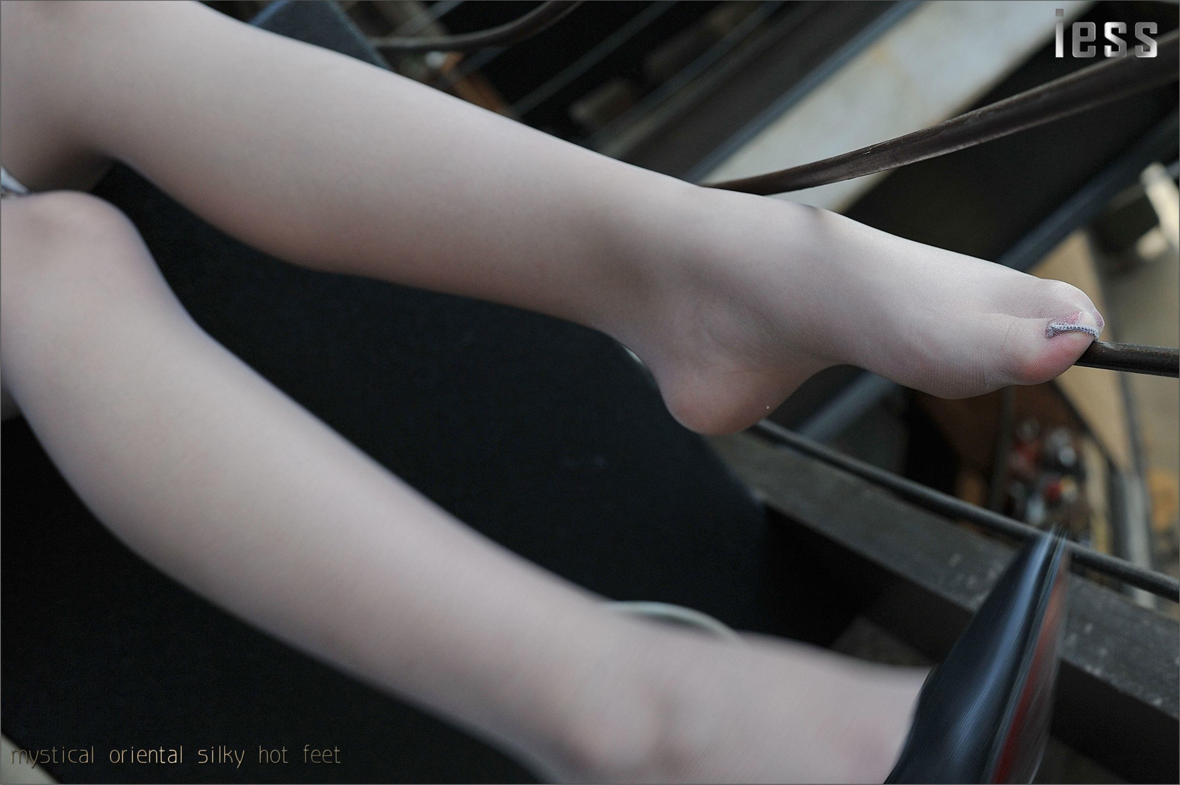 Silk Foot Bento 013 Zhang Xinyue's Gray Silk IESS Different Thinking