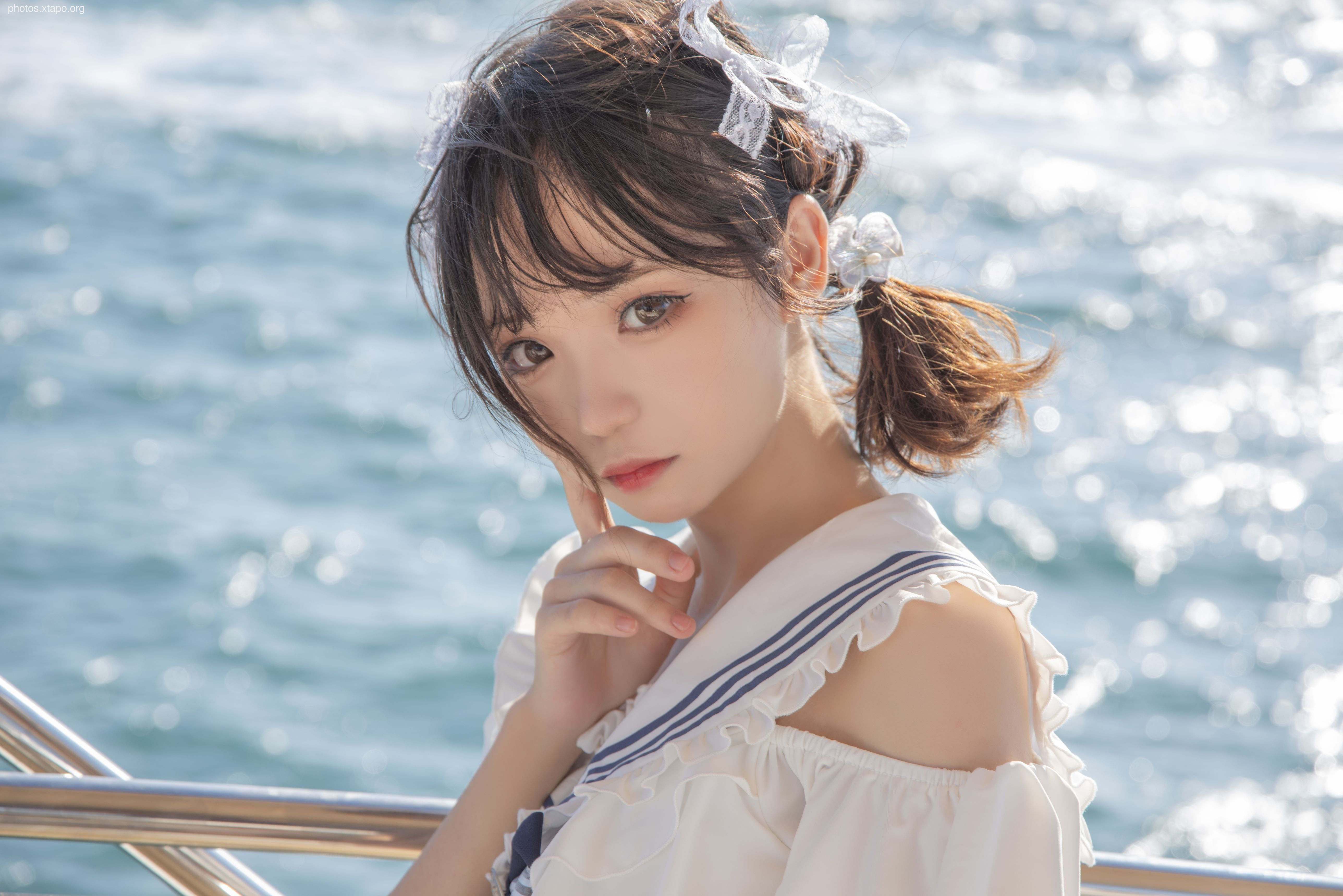 Huayi Hana -Sanya Bear Navy Wind Swimsuit 12P -153MB