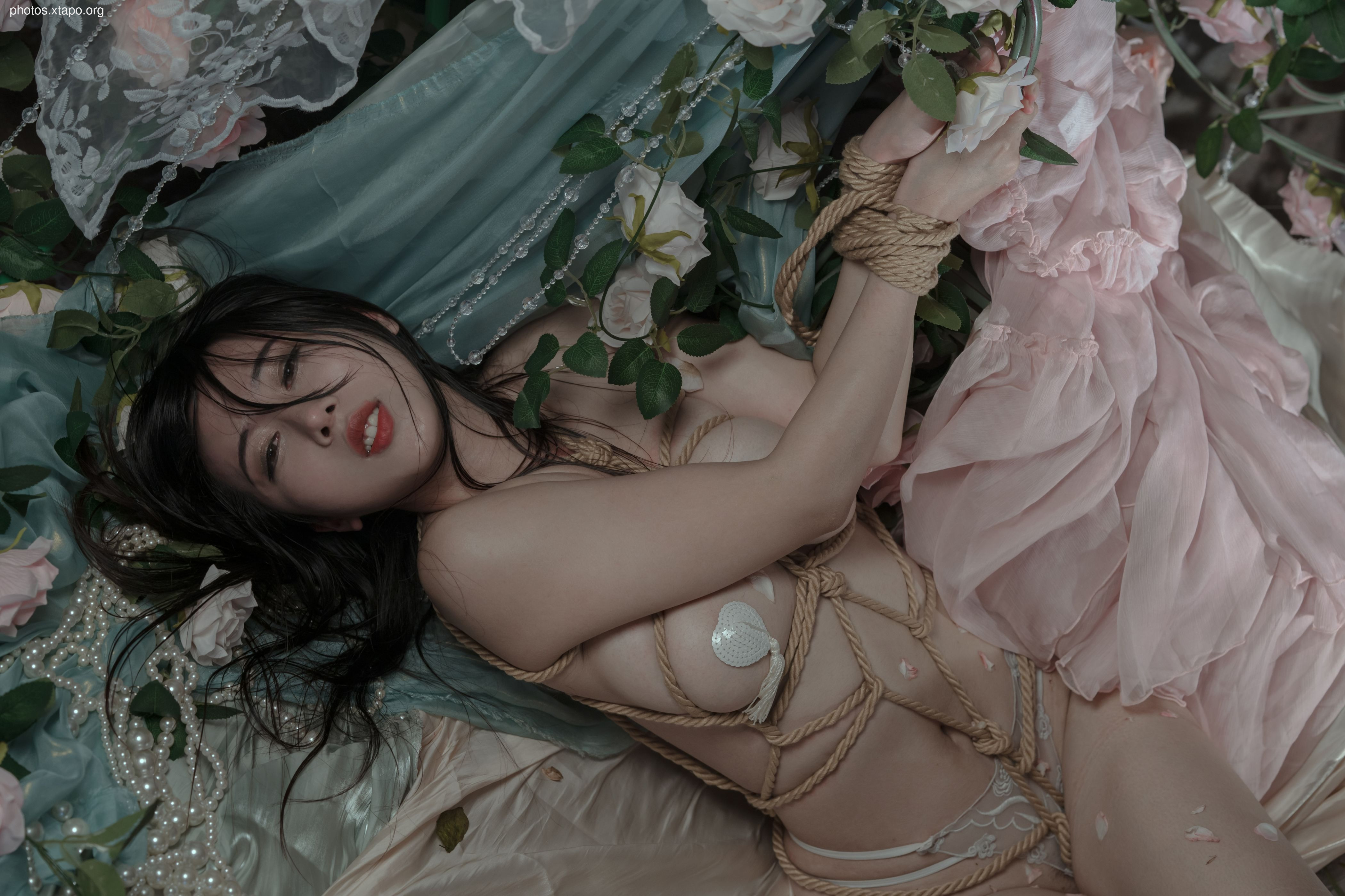 Yunxi Creek -Milk Peach Rose Rope Art 50p1v -933MB