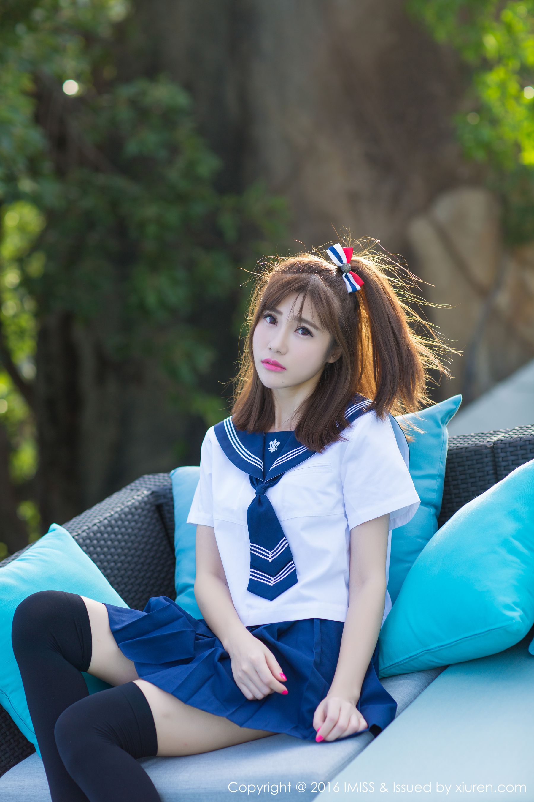 Sandy Chen Tianyang Pure School Uniform SeriesSexy Bikini Aimi Club Imiss Vol.134