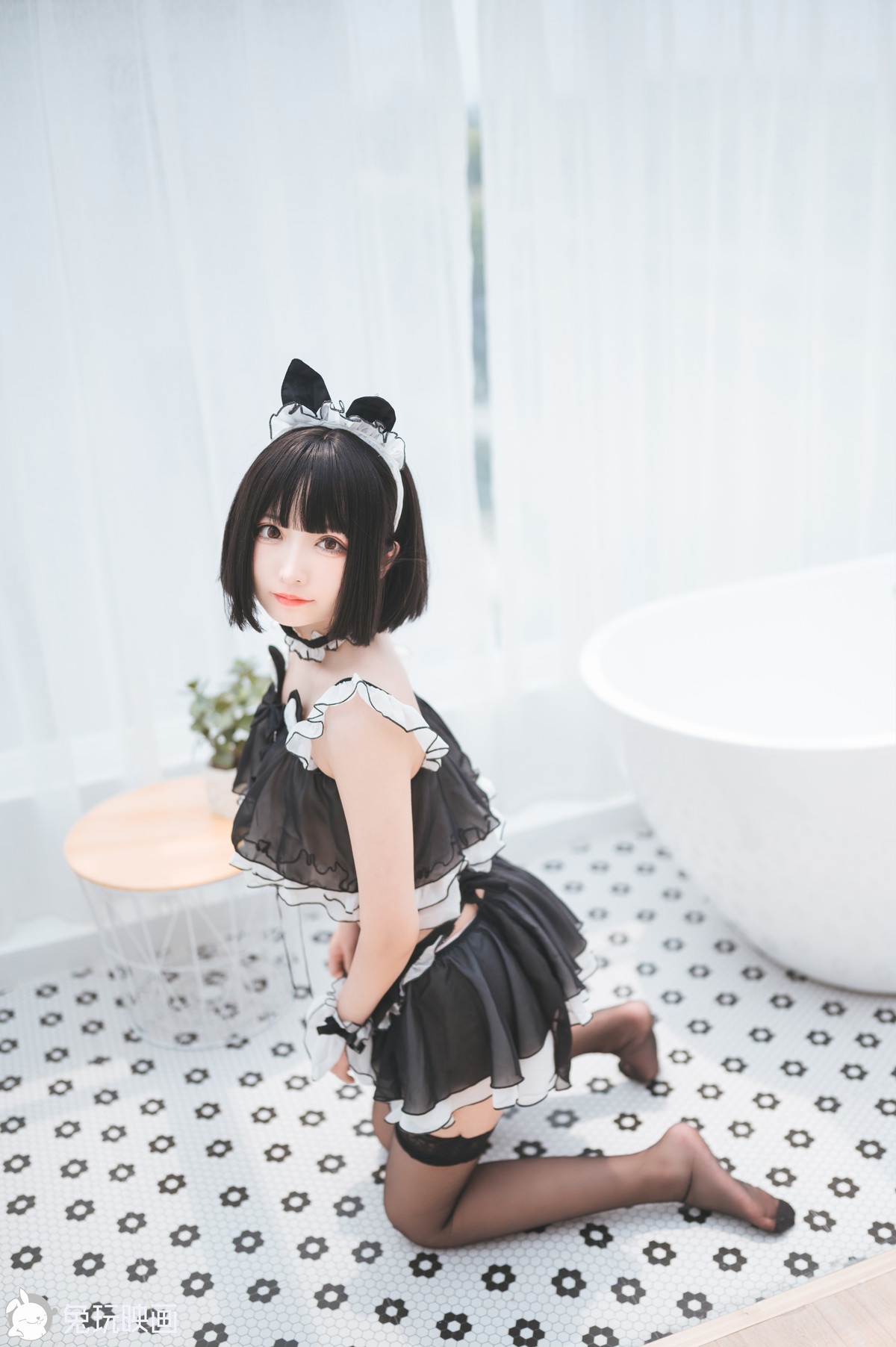 Cosplay Tuwan Movie Black Silk Cat Ears