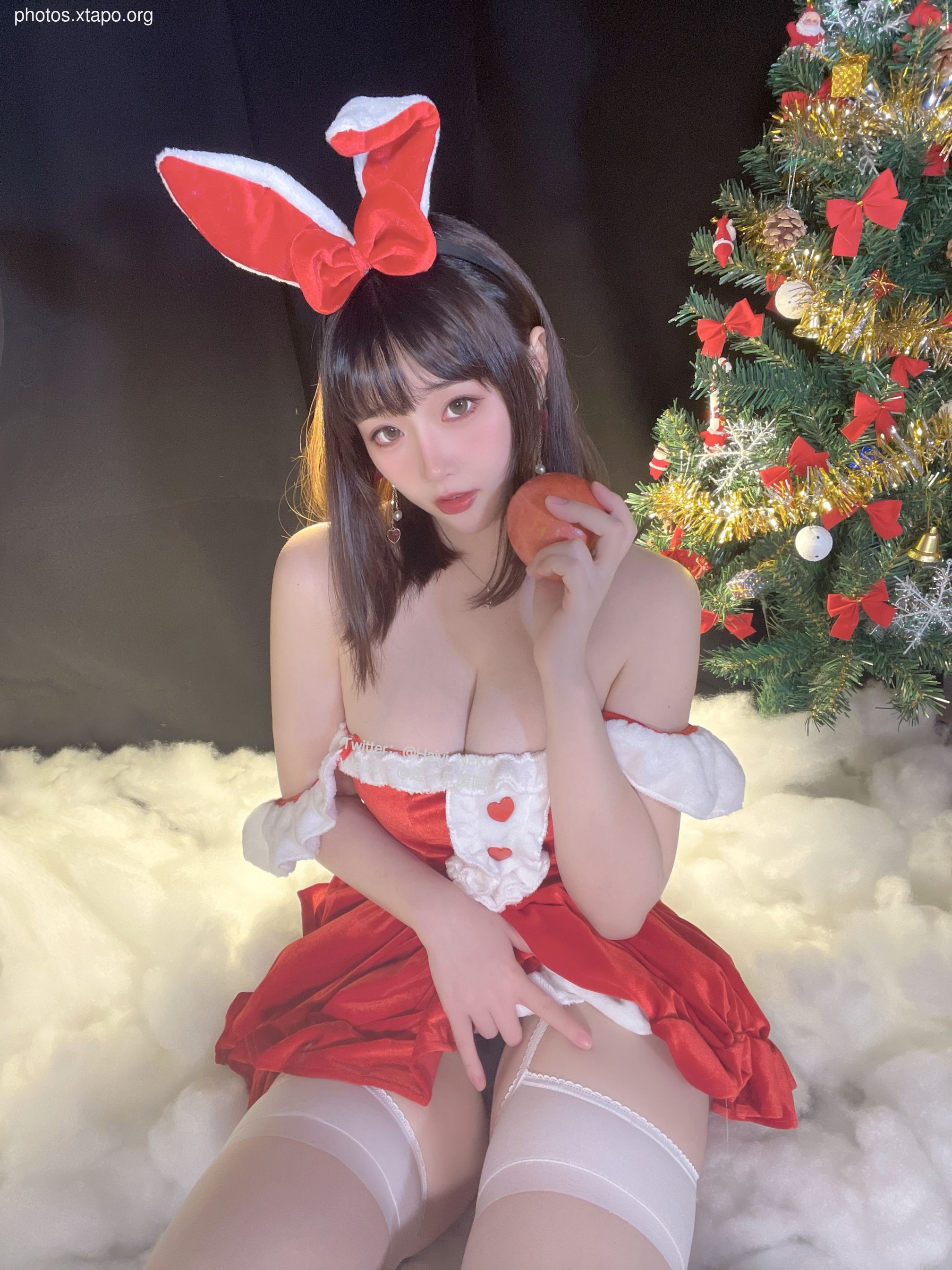 A waste meow Christmas bikinidress 72P3V-620MB