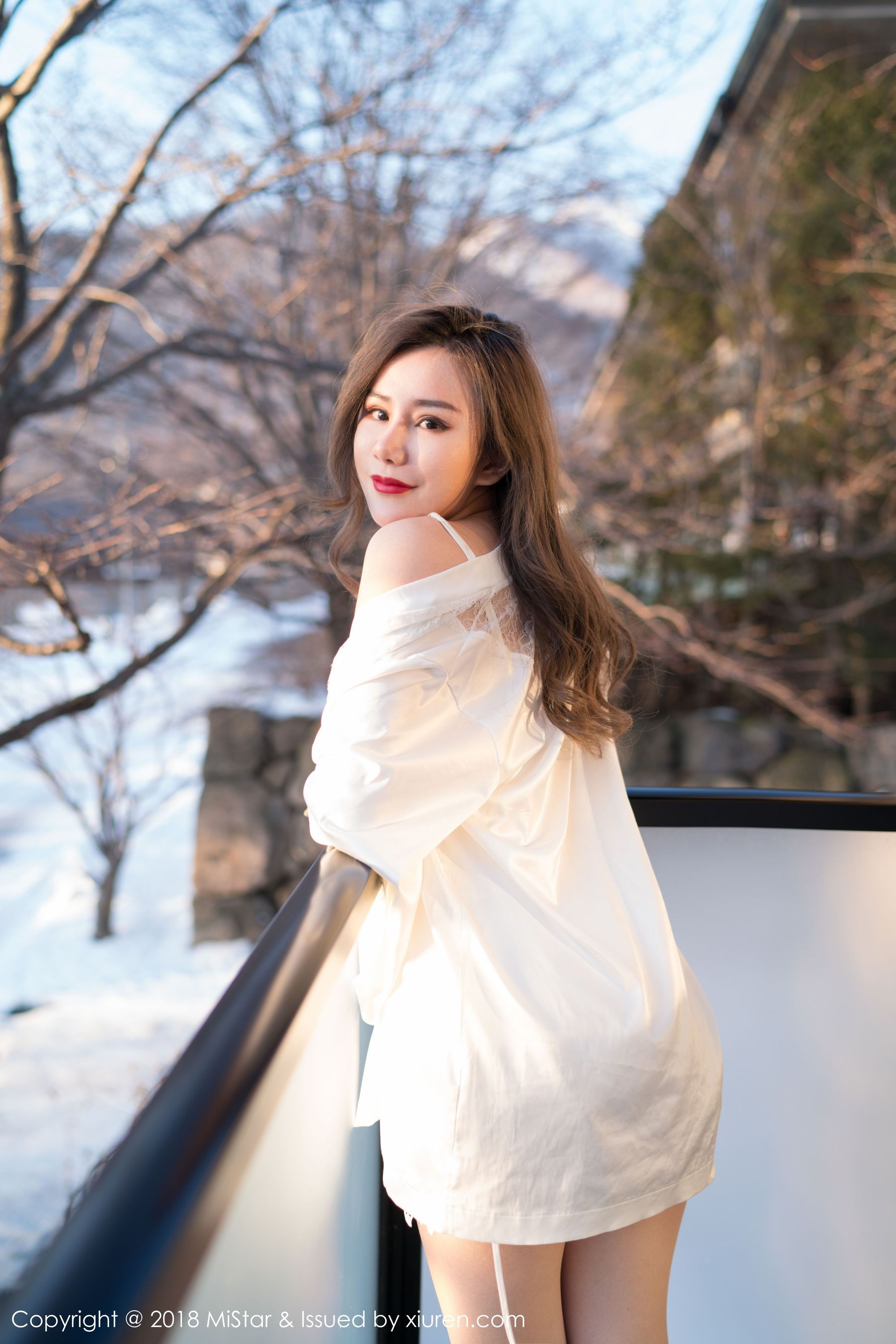 Little Milk Kyra White Shirt Black Sica Stockings Meiyan Society Mistar VOL.228