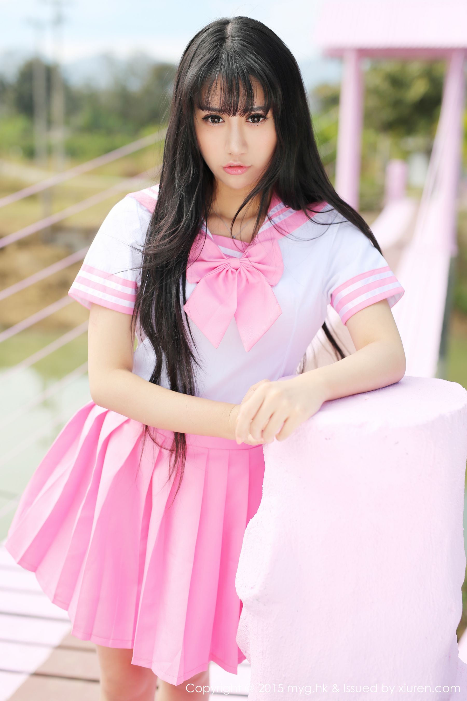 Yang Xiaoying's Pai County, Thailand school uniformhot pantsunderwear Meiyuan Pavilion Mygirl VOL.099