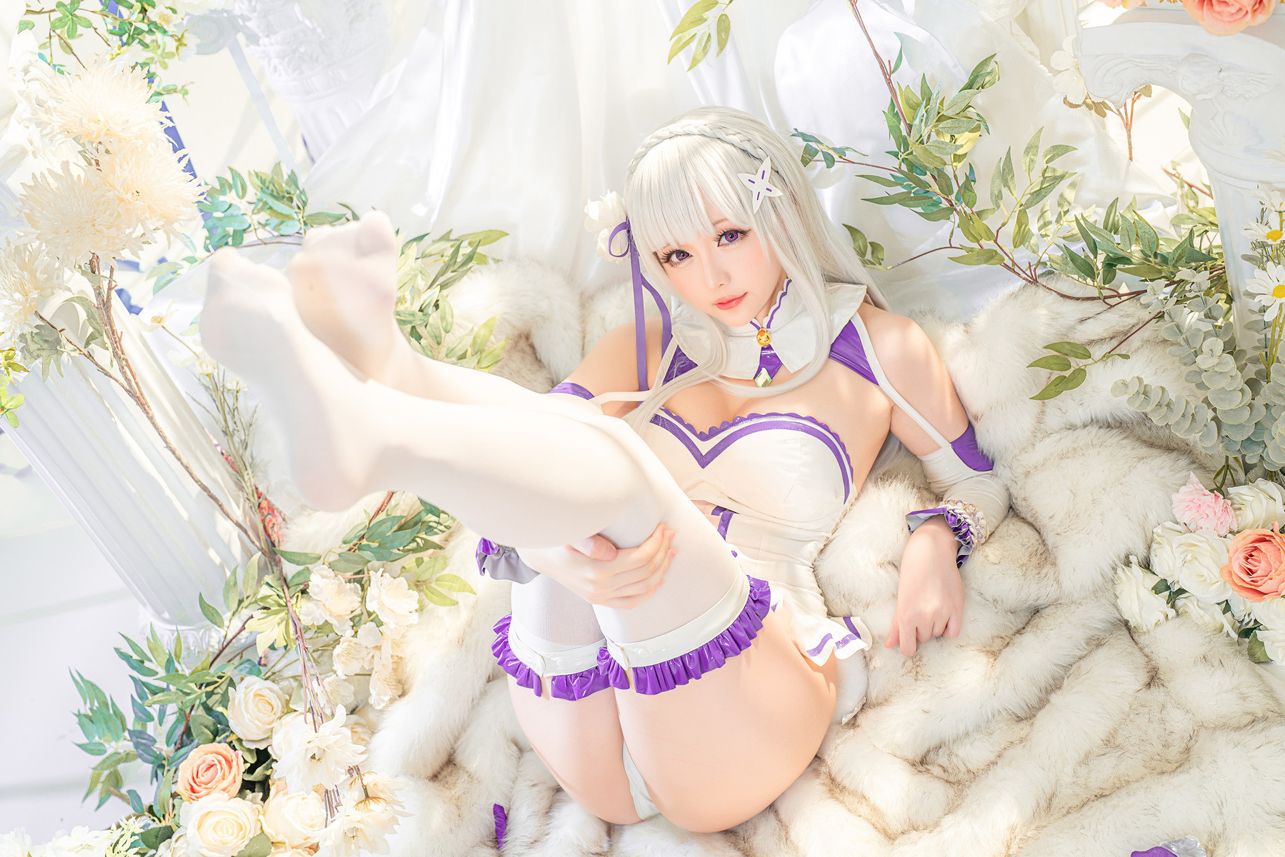 Hoshilily Miss Star Chichi Cosplay Emilia