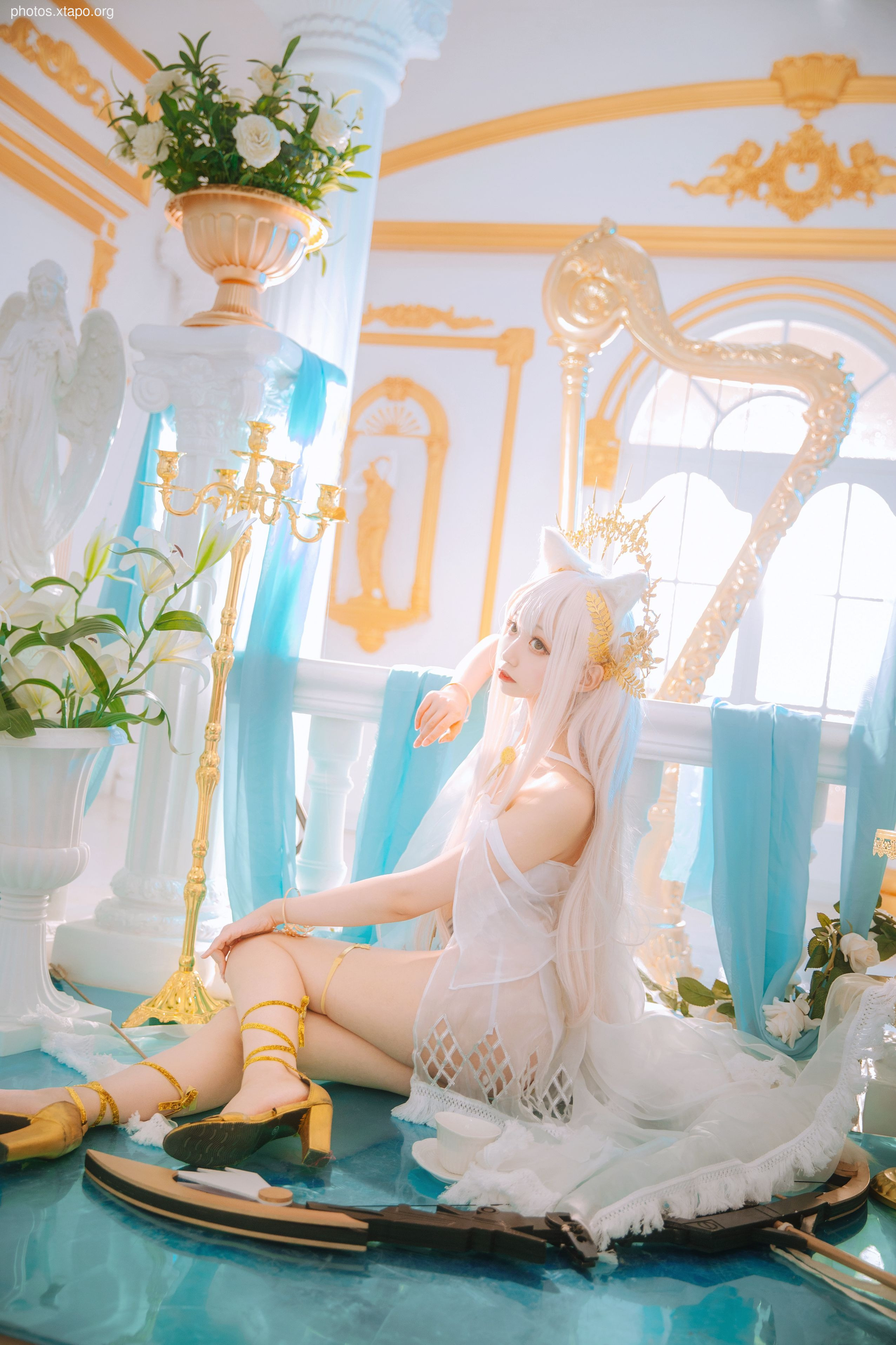 Ono Temple sweet potato Platinum swimsuit