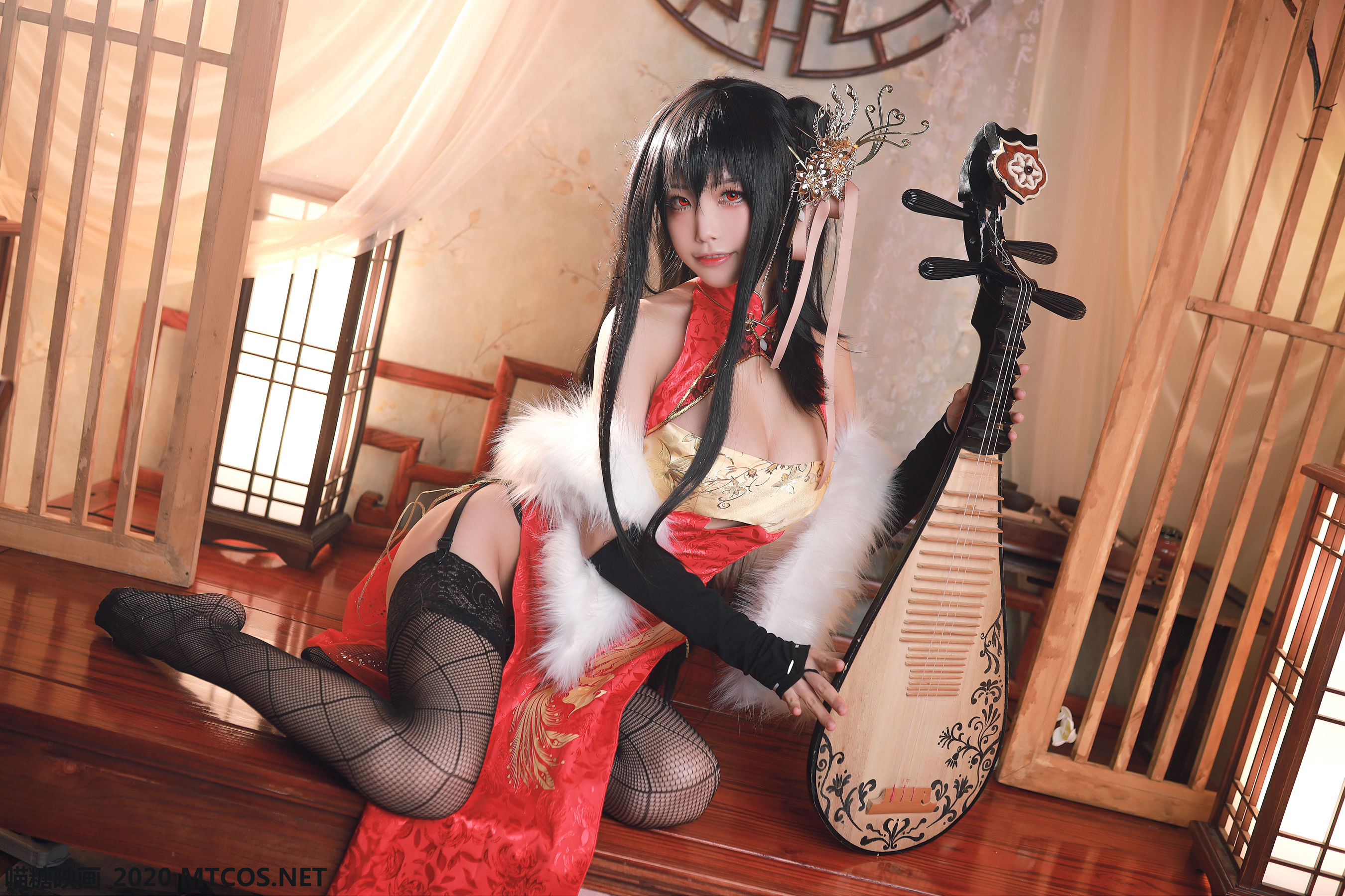 Meow Sugar Painting HML.004 Shuimiao Aqua Shuimiao Dafeng Cheongsam Cheongsam