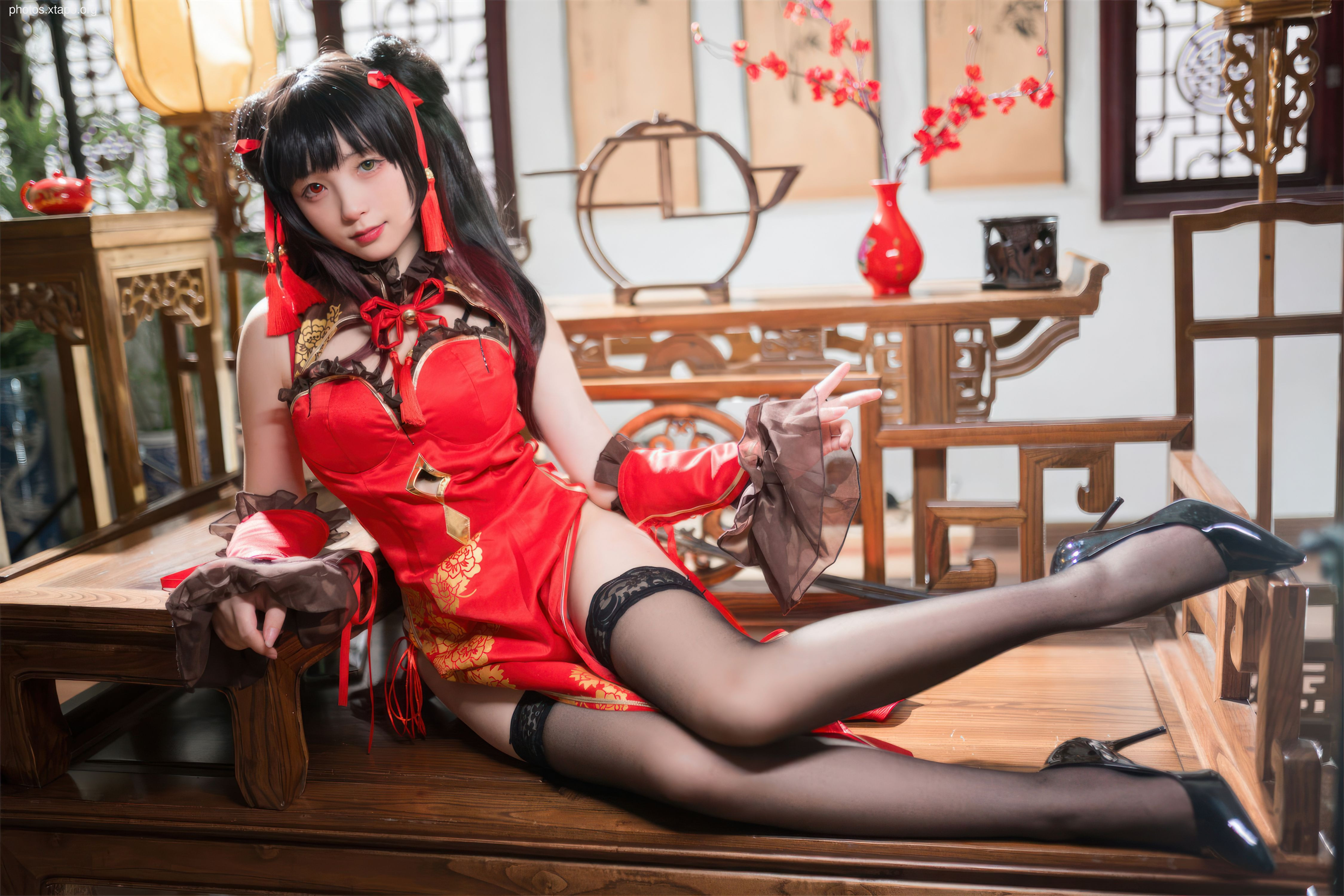 Flower Bell Tokisaki Kurumi Cheongsam 66P