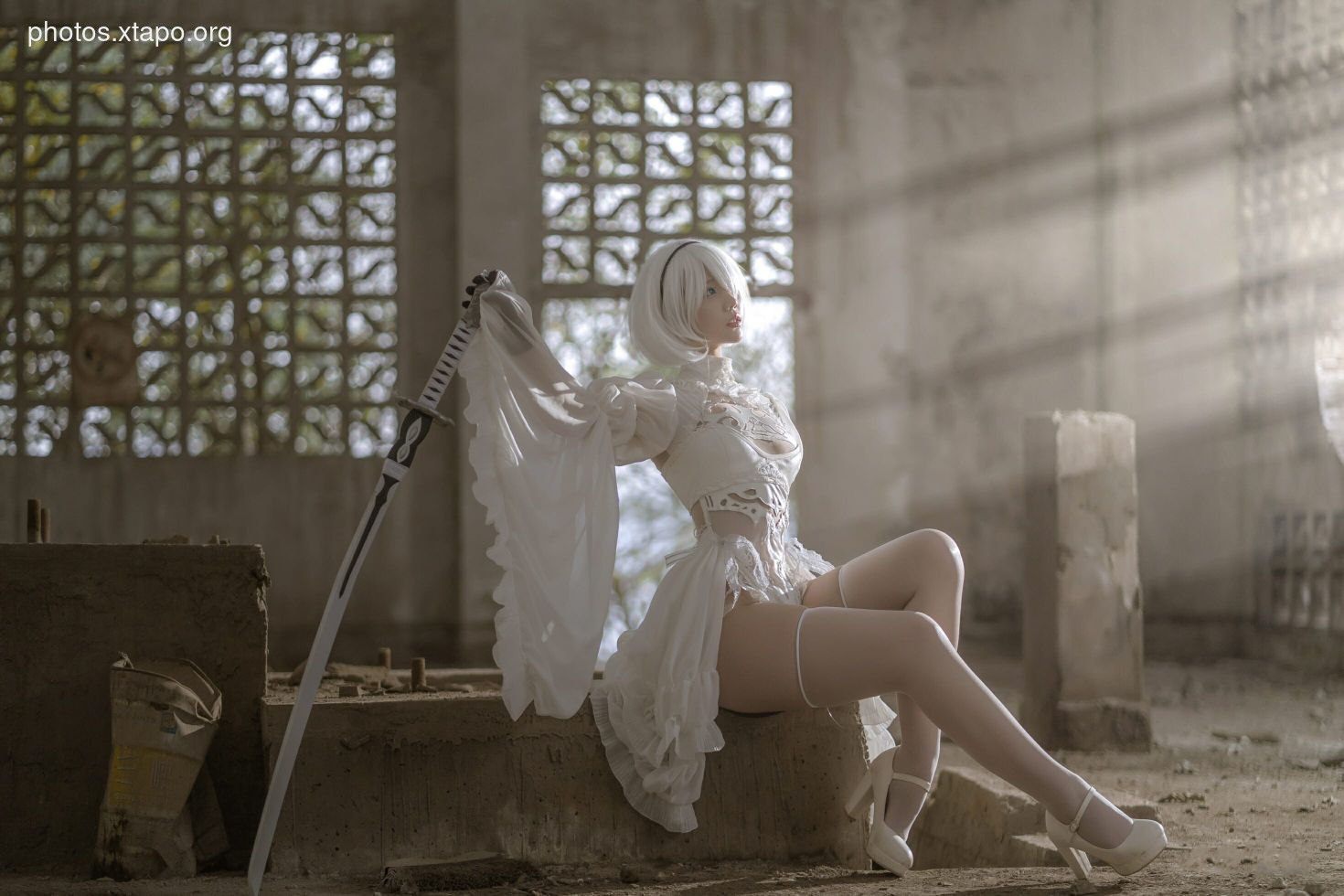 Kagami-chan-kimono, dress, Hill, Mash, 2B white wedding dress, Ghost Sword and Wind Chime Princess [95P]