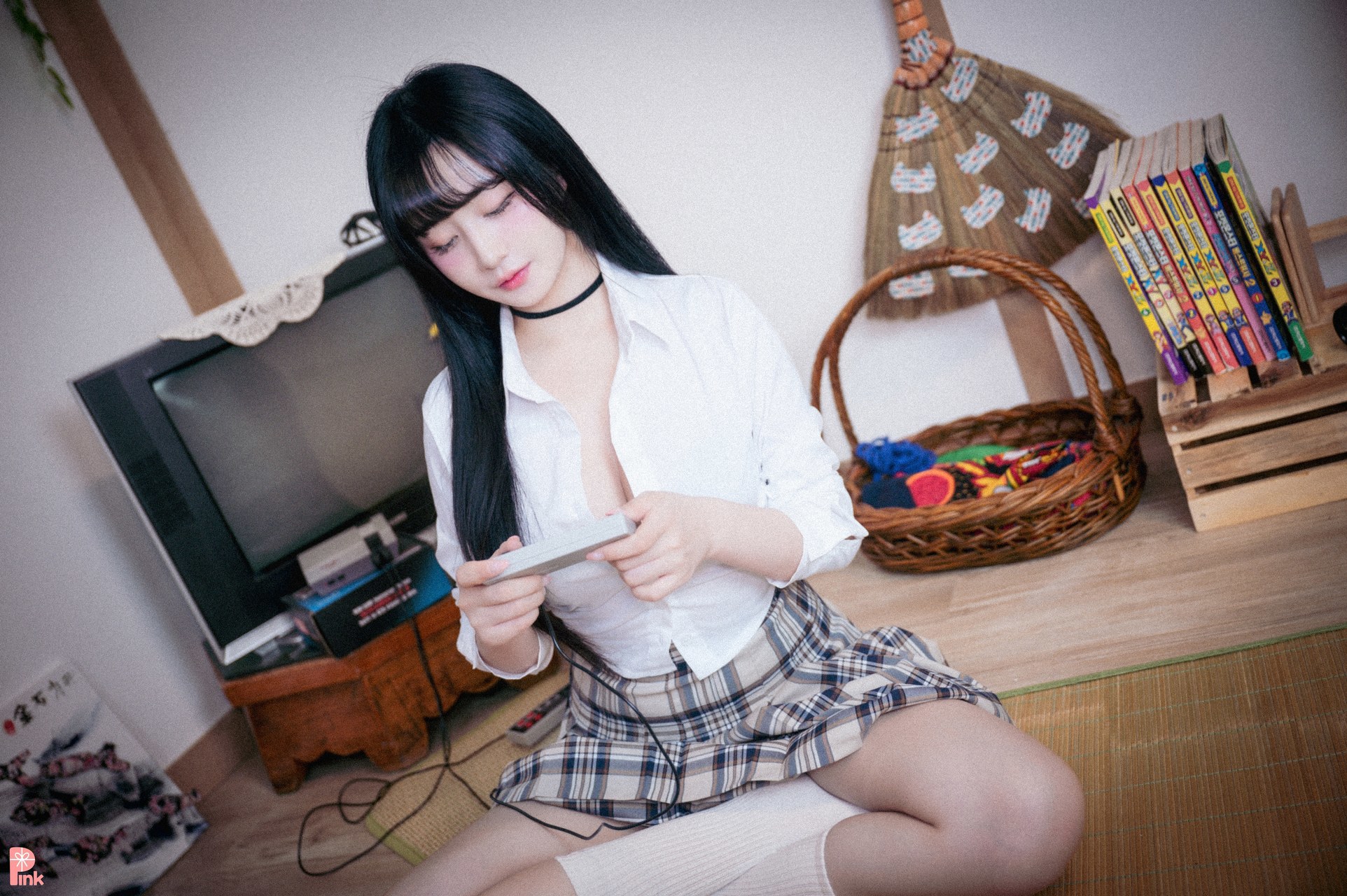 Han Jina Han Jina, [PINK] Jina's School Uniform Life (Bright Ver)