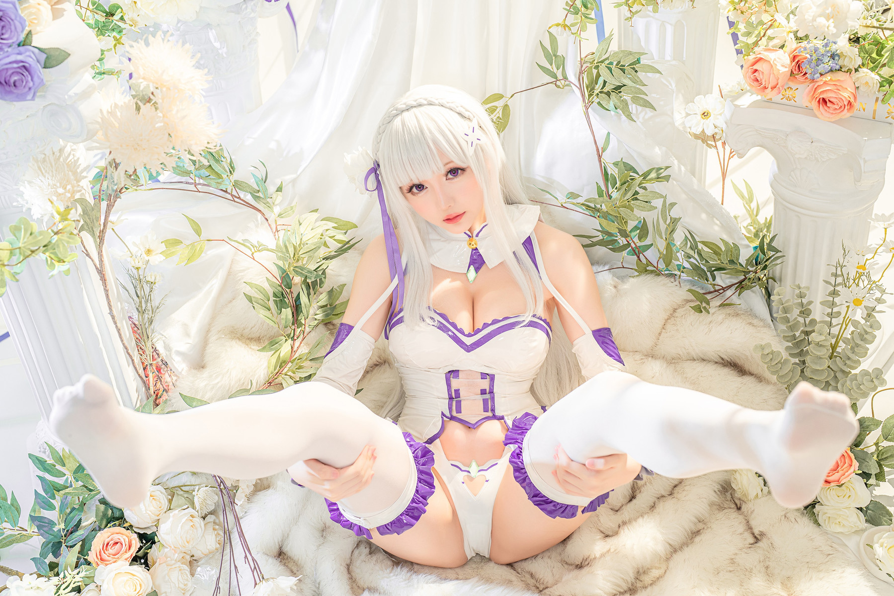 Hoshilily Miss Star Chichi Cosplay Emilia