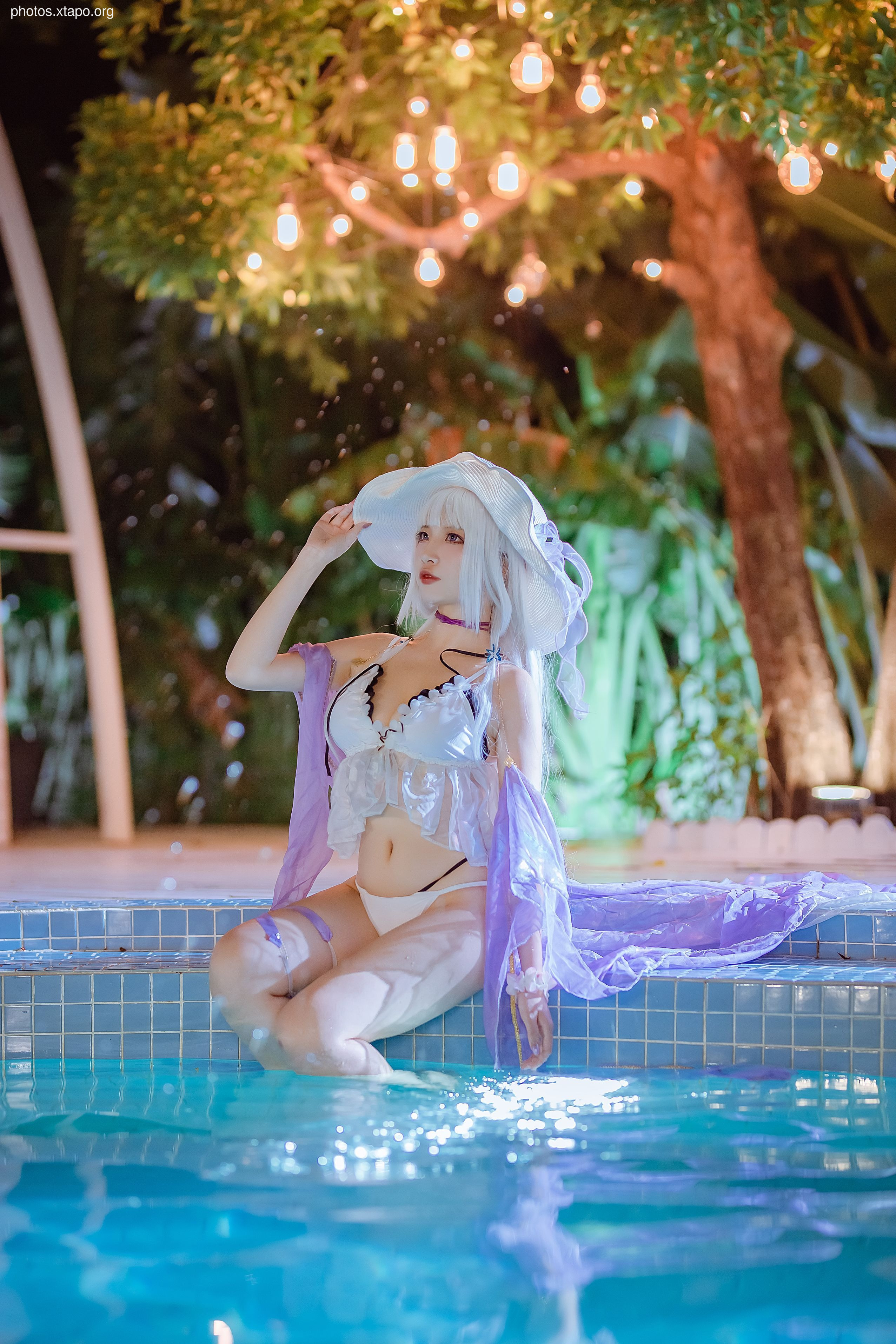 Erzuo Nisa Blue Right Swimsuit 39P-430MB