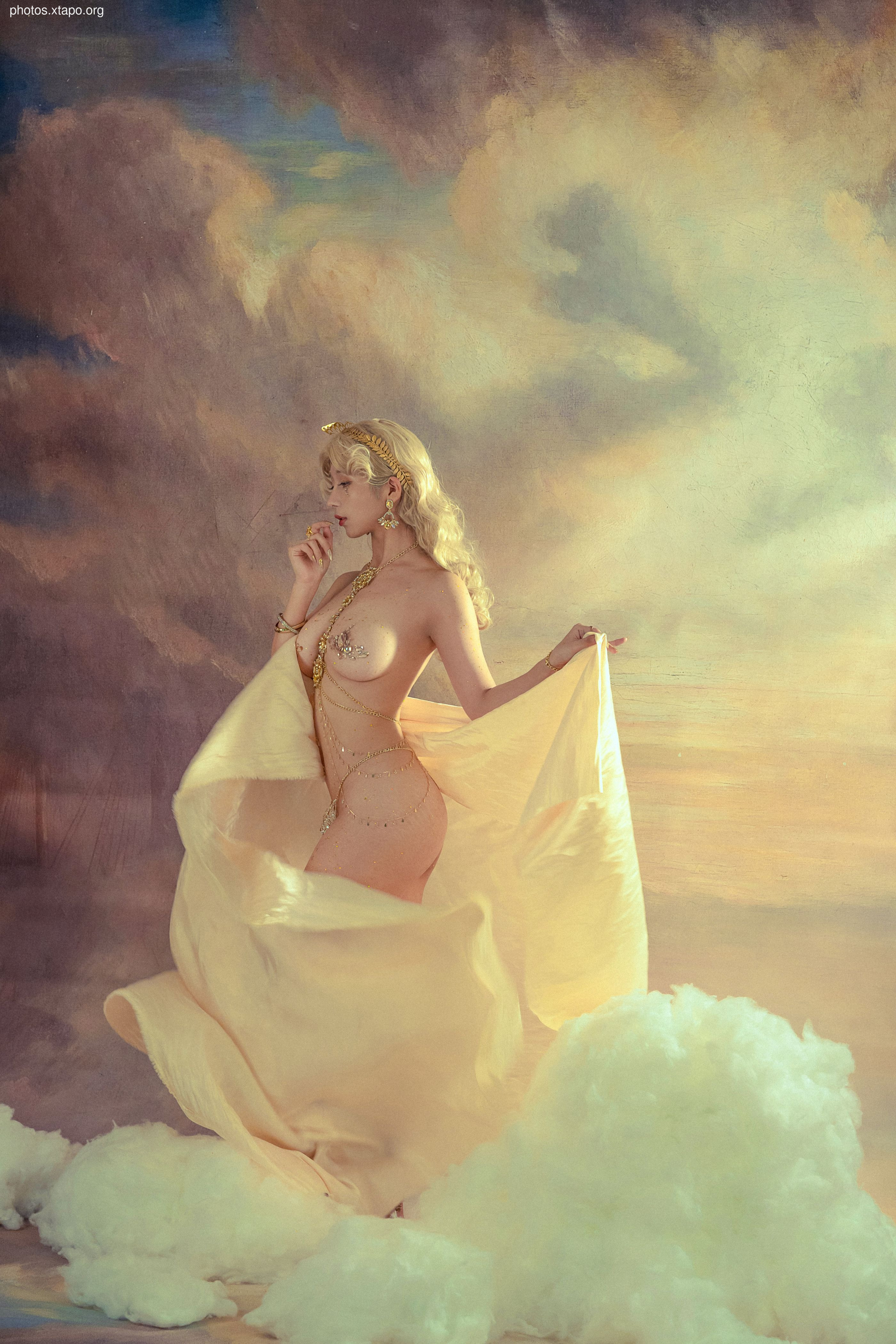 Yunxi Creek -Milk Peach Citrine Crystal Crystal