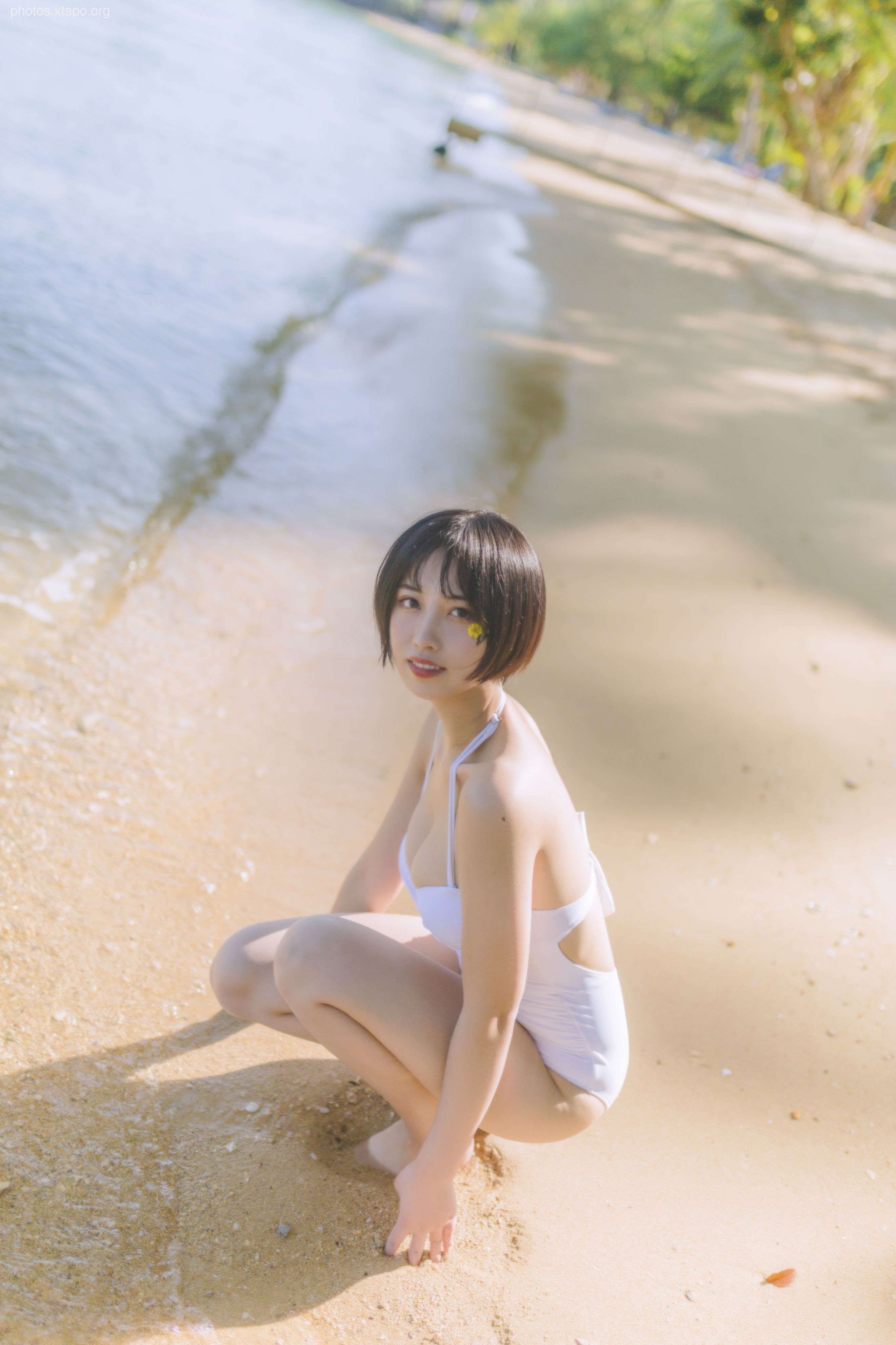 NO.017 White Swimsuit 30p-270MB