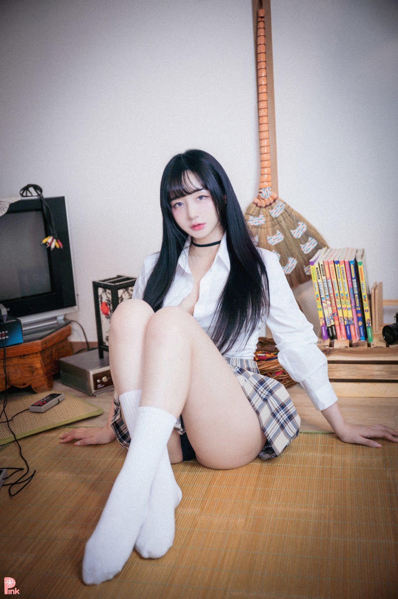 Han Jina Han Jina, [PINK] Jina's School Uniform Life (Bright Ver)