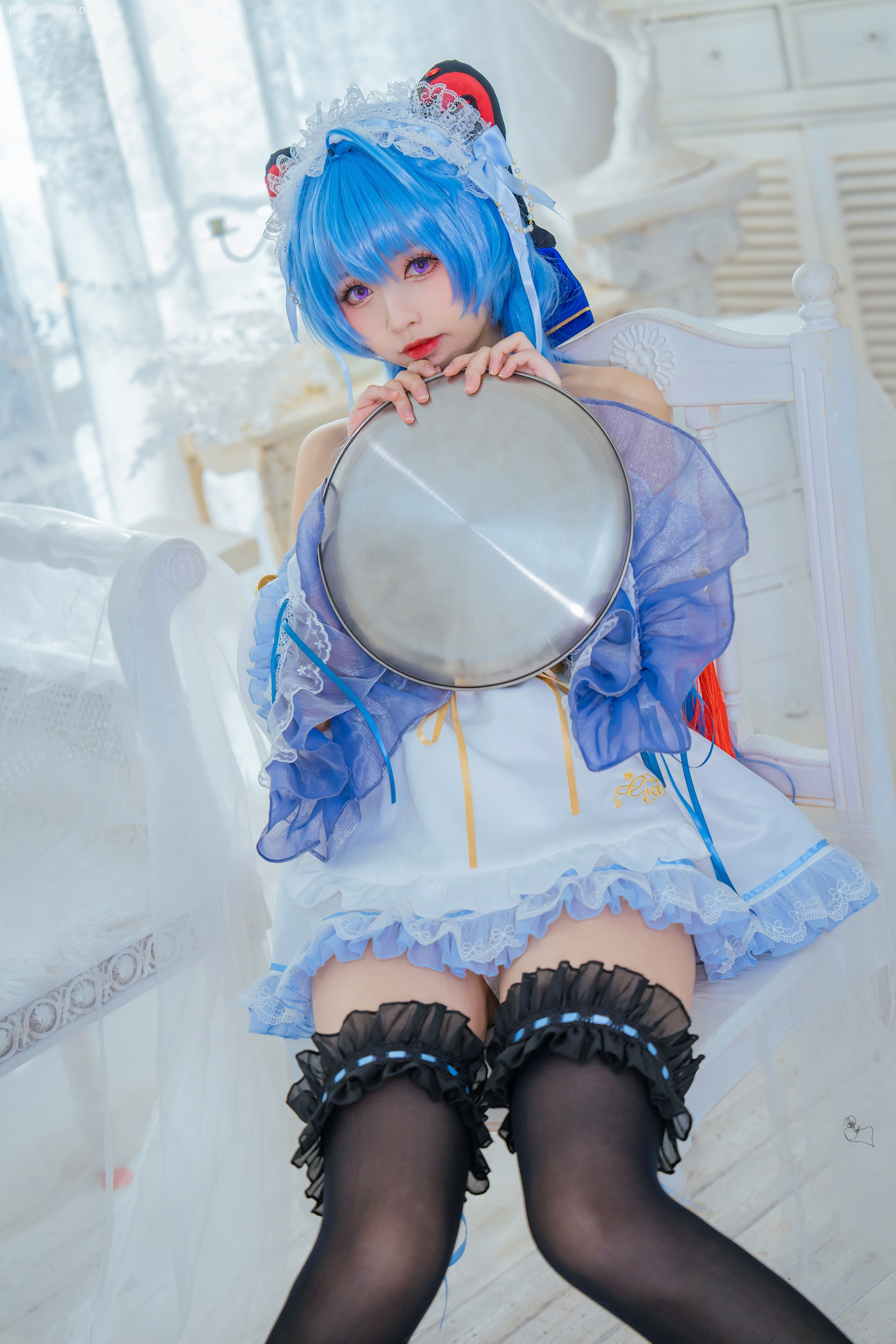 Large roll small roll Ganyu maid 20P-160MB