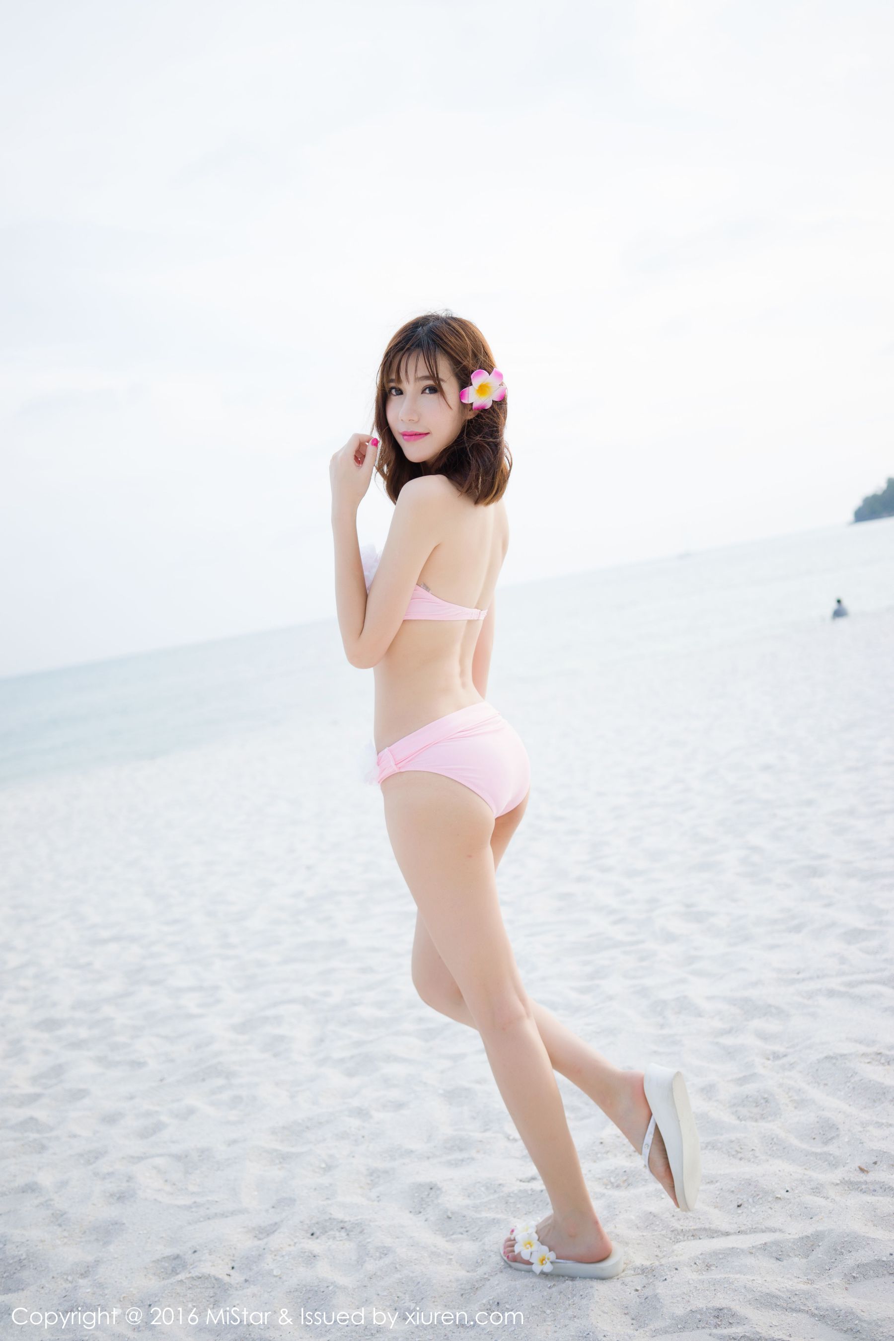 Sandy Chen Tianyang Elegant temperament, Yangliu thin waist Meiyan Society Mistar Vol.088